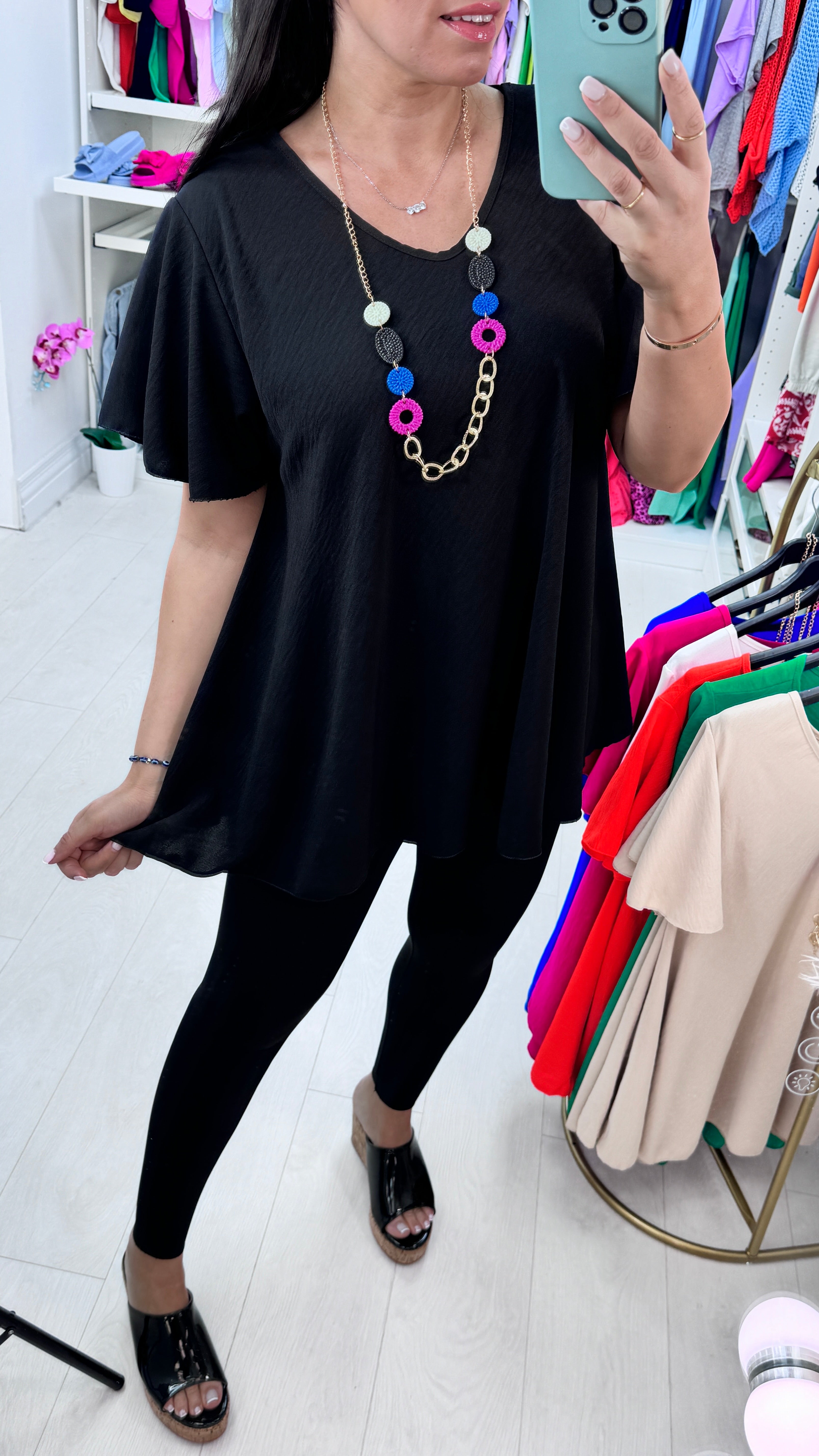 Bernice Angel Sleeve Top