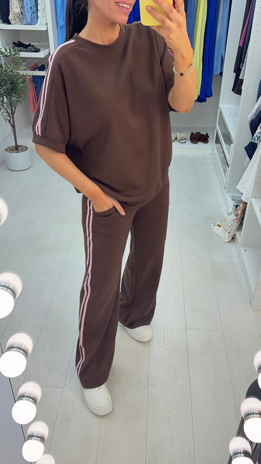 Lucy Loose Fit Side Stripe Detailed Loungewear Set