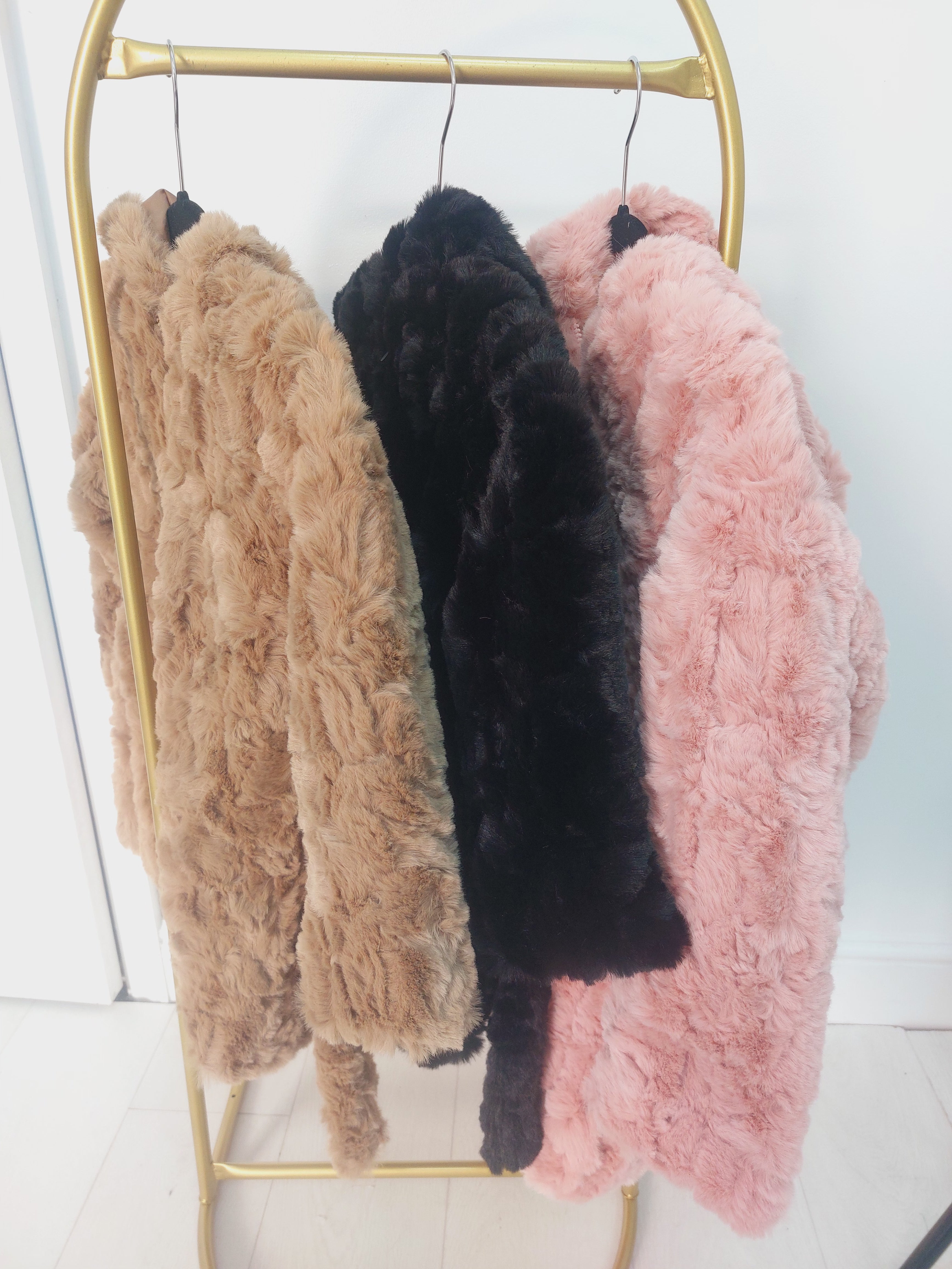 Elin KIDS Faux Fur Hooded Coat