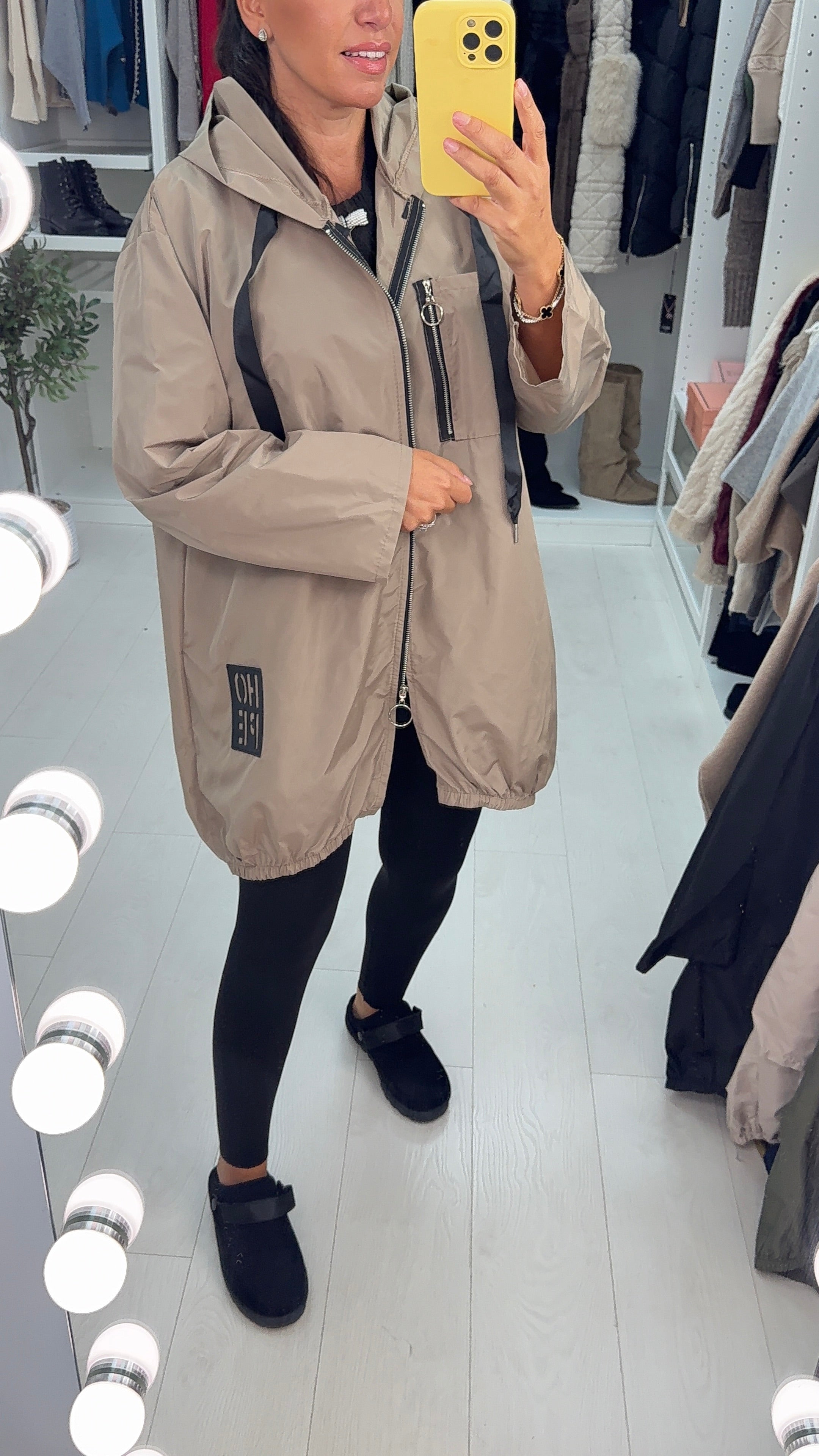 Alison Plain Lightweight Longline Jacket