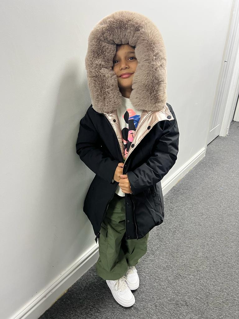 Jori Kids Reversible Hooded Coat