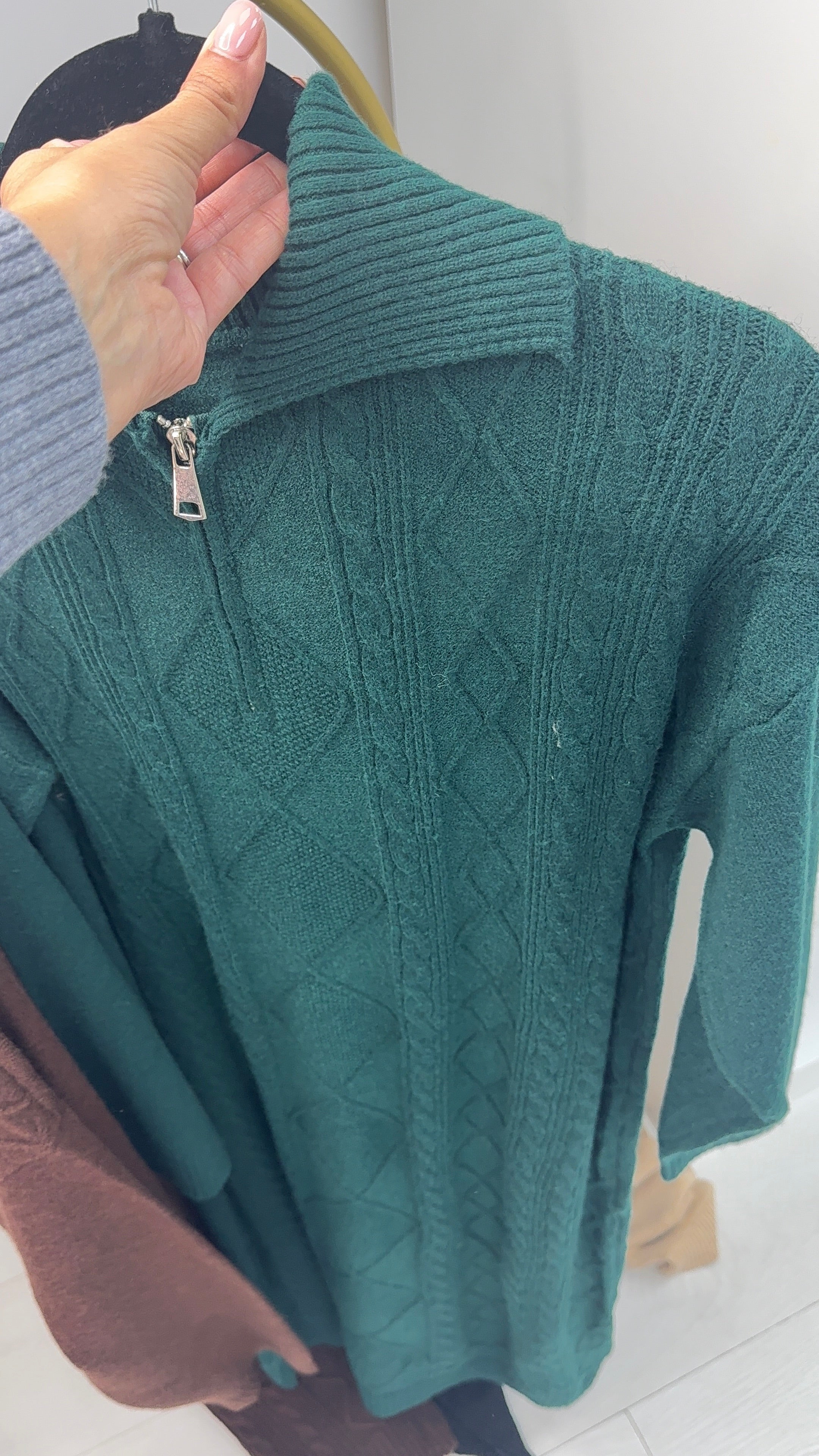 Merlo Zip Front Knitted Dress