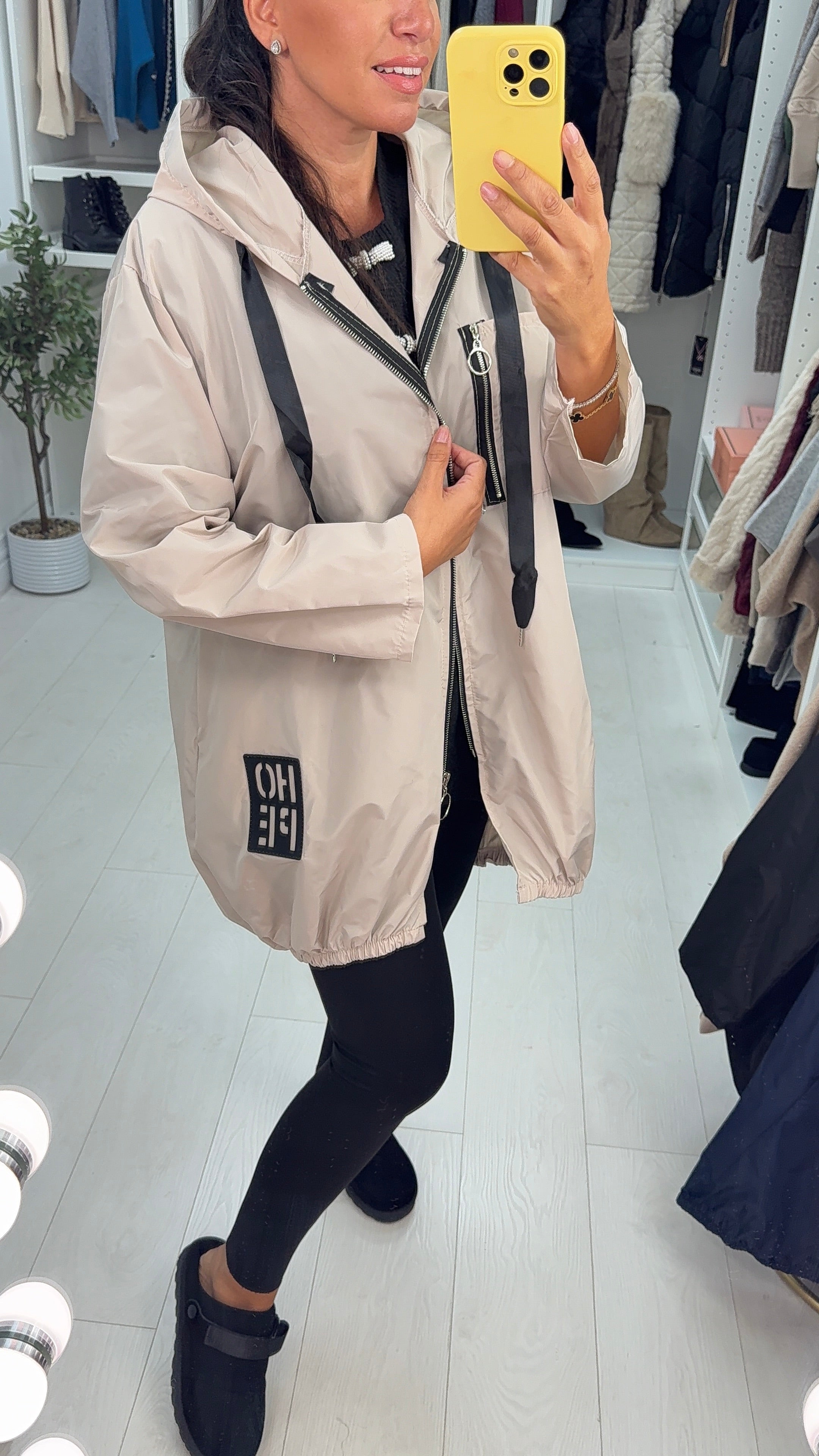 Alison Plain Lightweight Longline Jacket