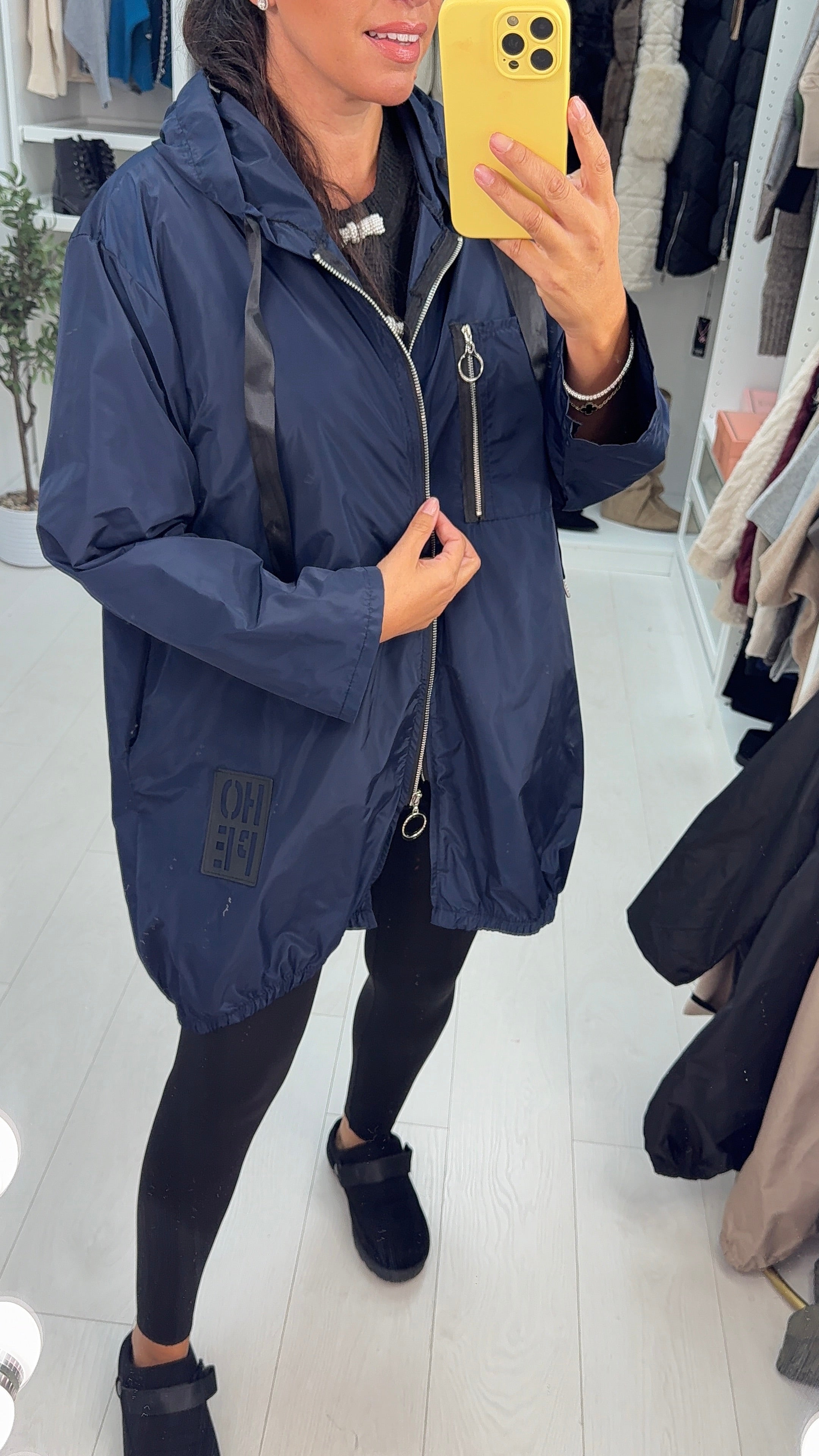 Alison Plain Lightweight Longline Jacket