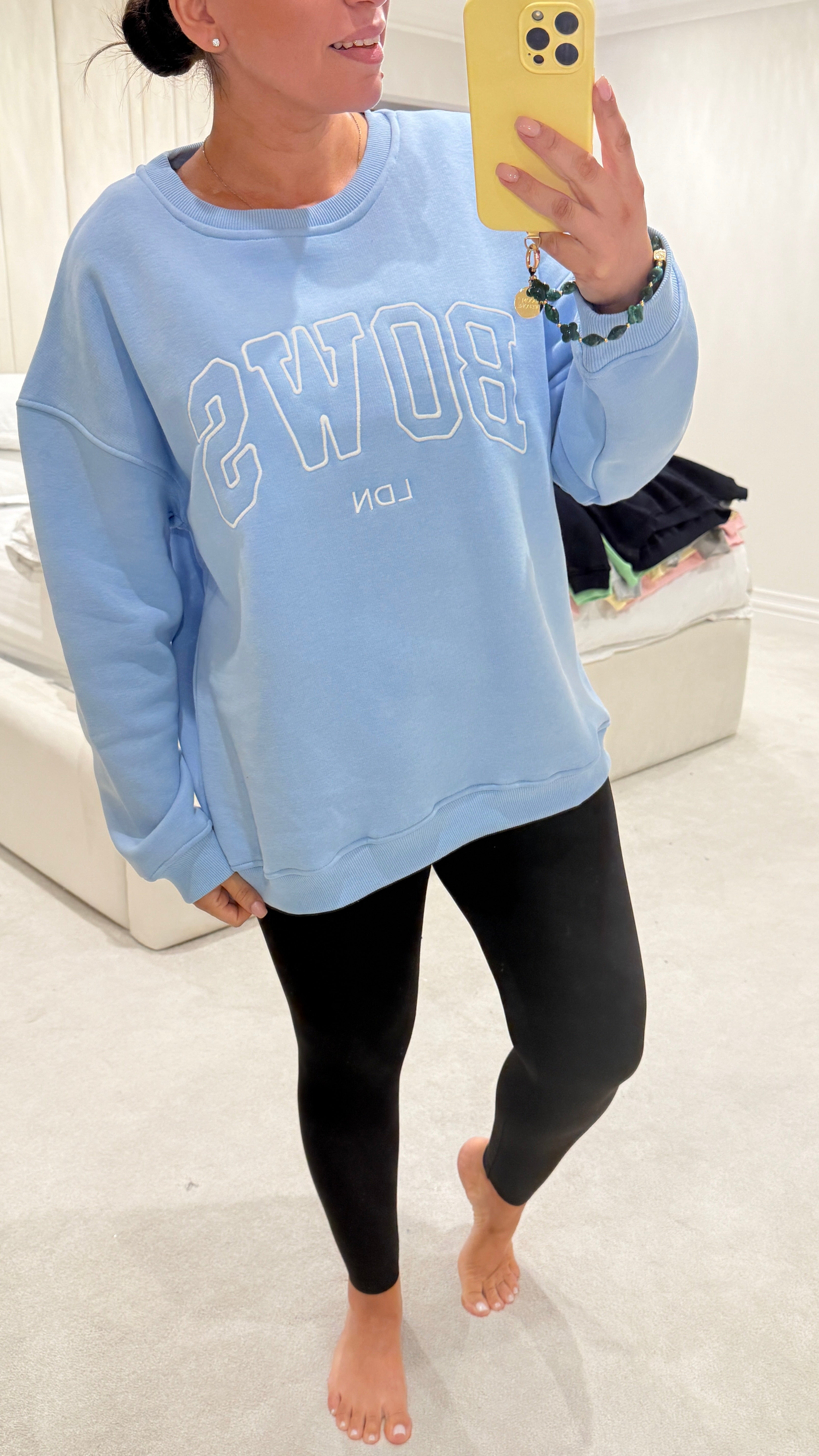 Bows LDN Sweatshirt Baby Blue
