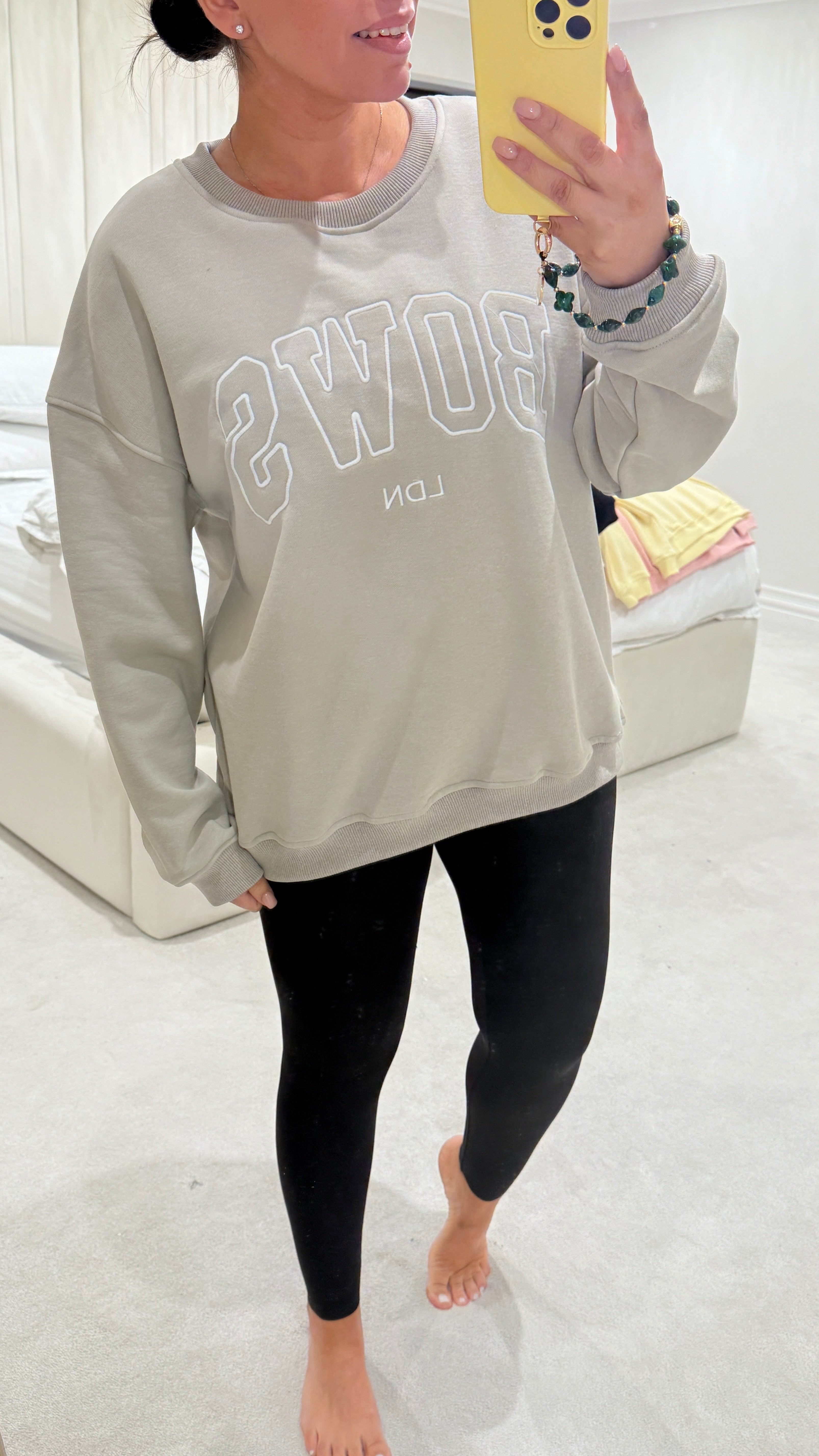 Bows LDN Sweatshirt Mocha