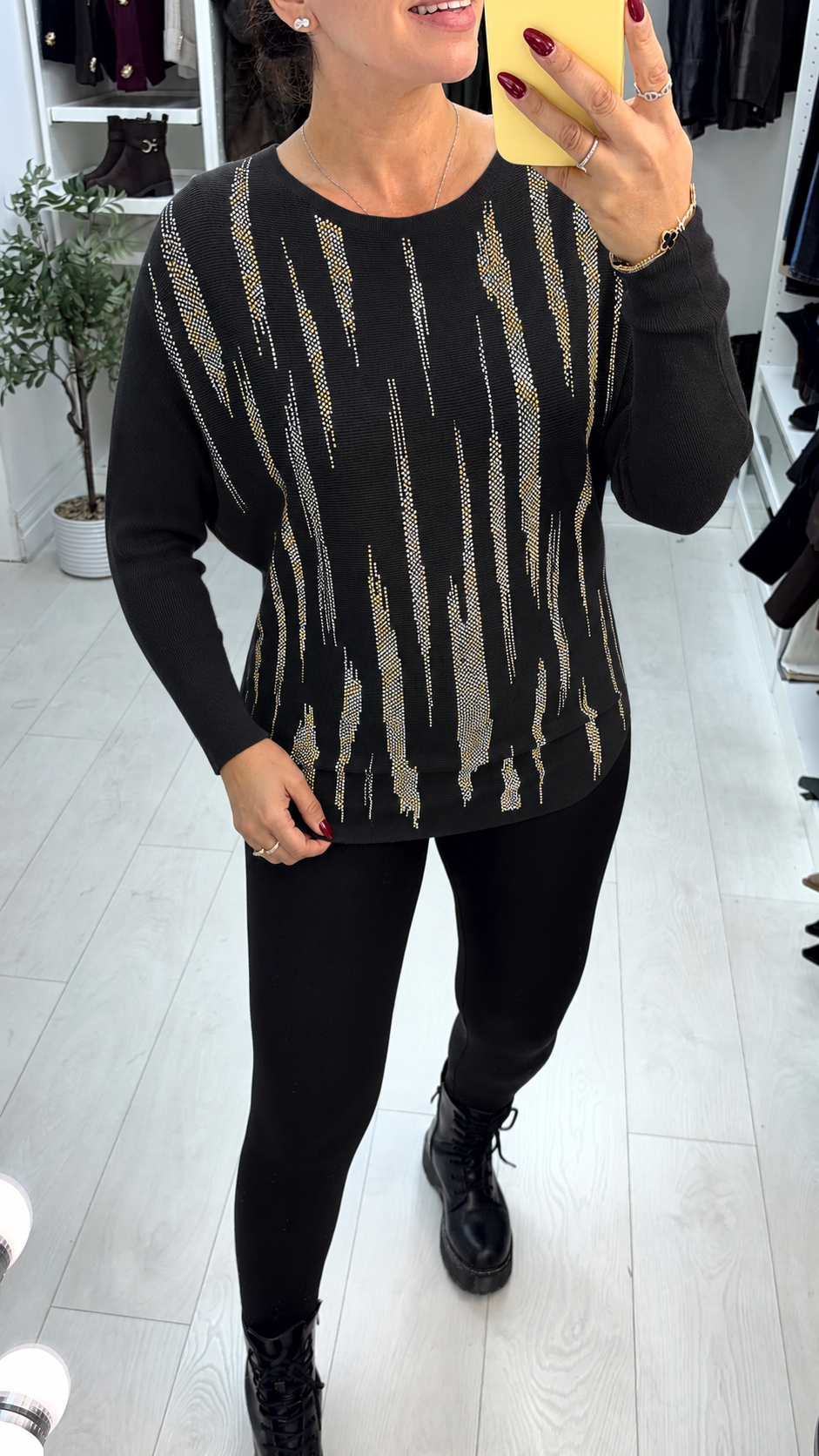 Dune Embellished Loose Fit Jumper
