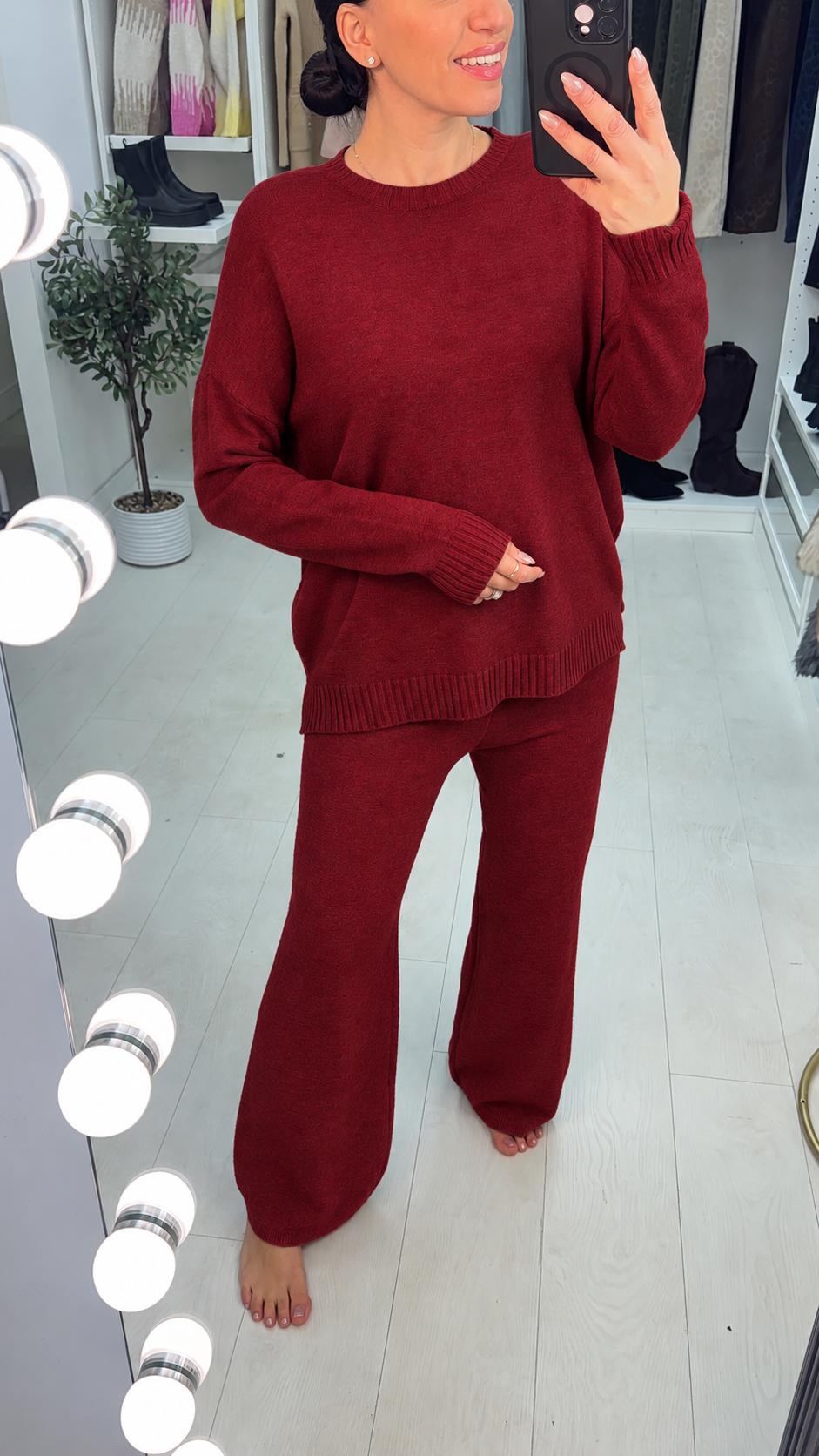 Eryn Plain Loose Fit Loungewear Set