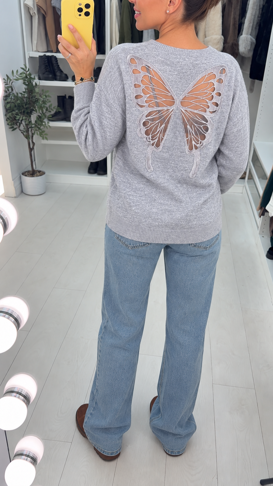 Trippier Butterfly Motif Jumper