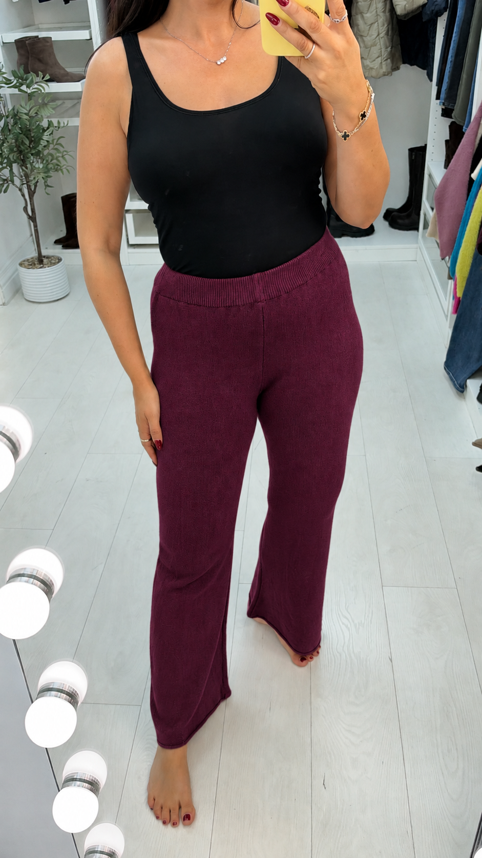 Prinnie Plain Elasticated Waist Knit Trouser