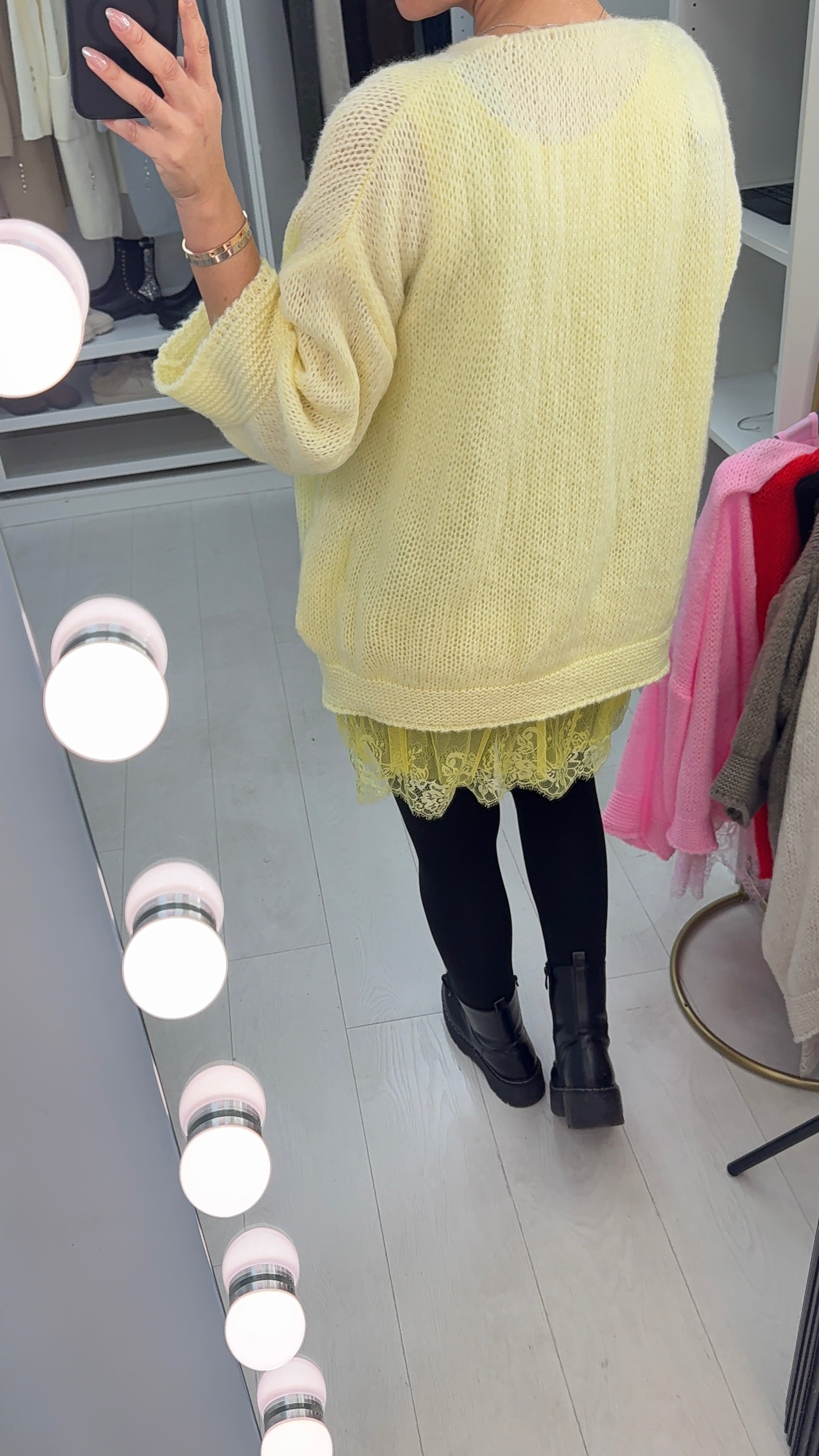 Brena Super Soft Lace Detail 2 Piece Jumper