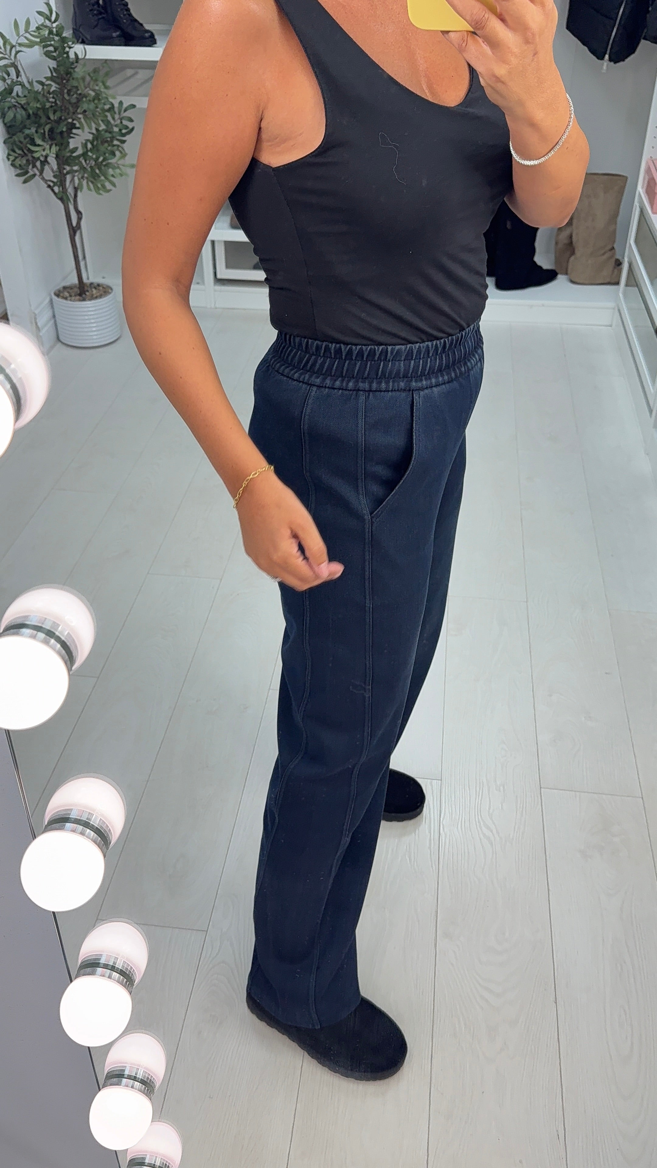 Rosella Stretchy Denim Joggers