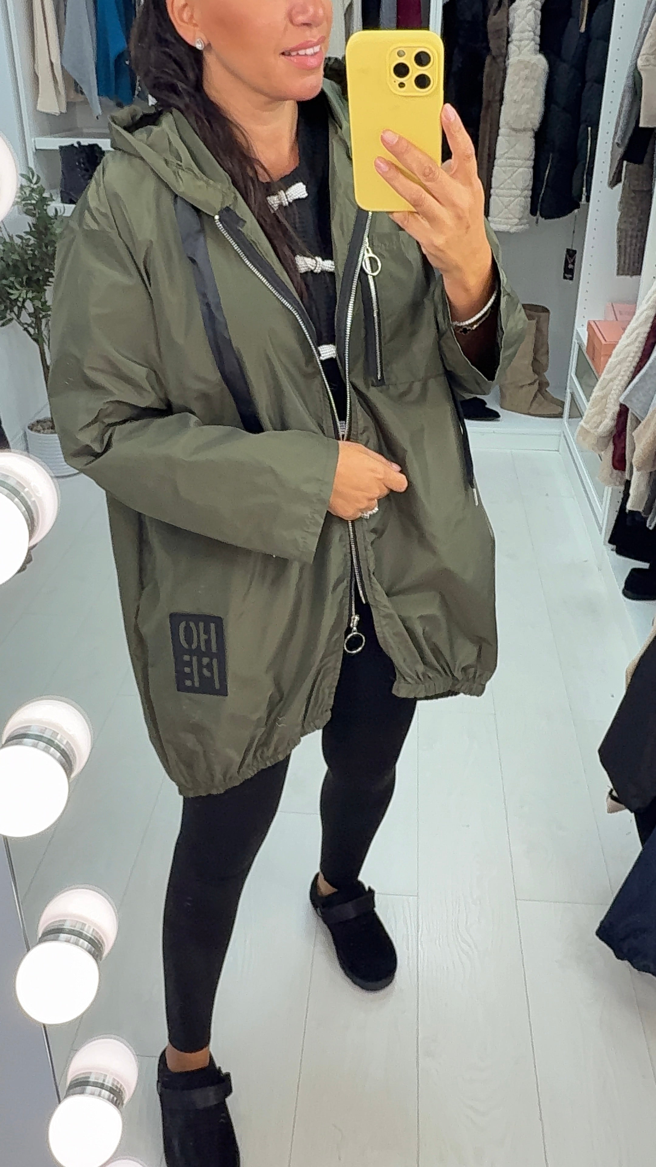 Alison Plain Lightweight Longline Jacket