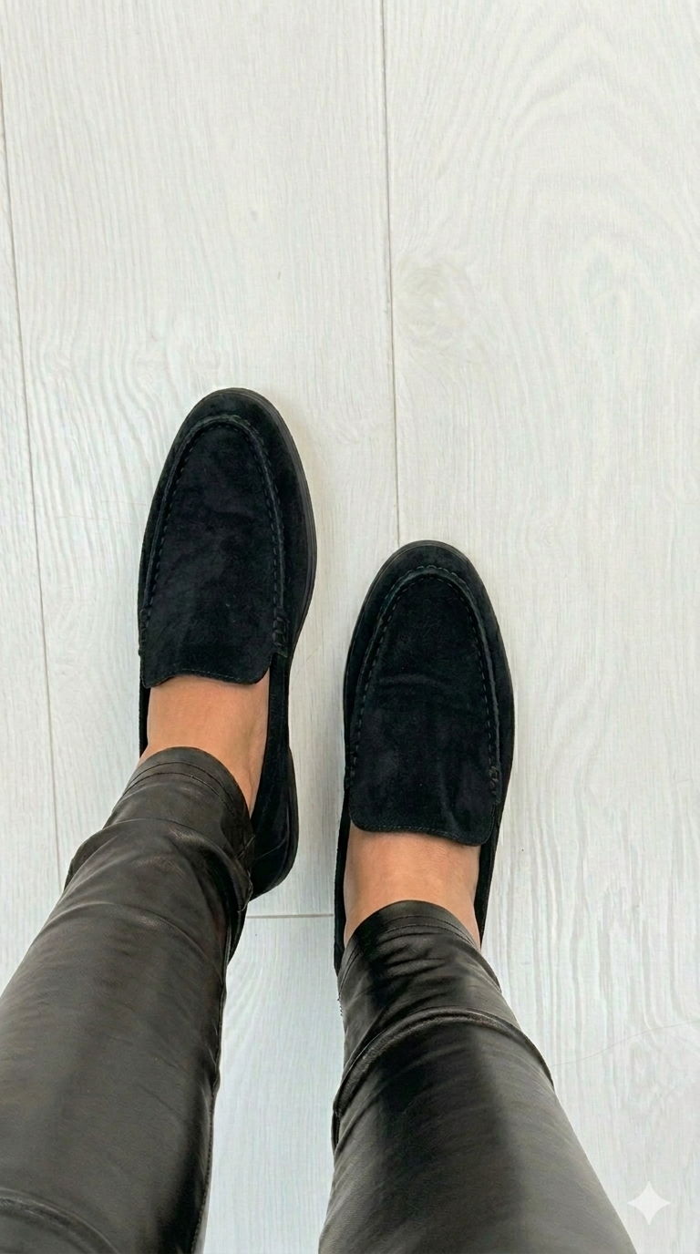 Suzie Faux Suede Loafers