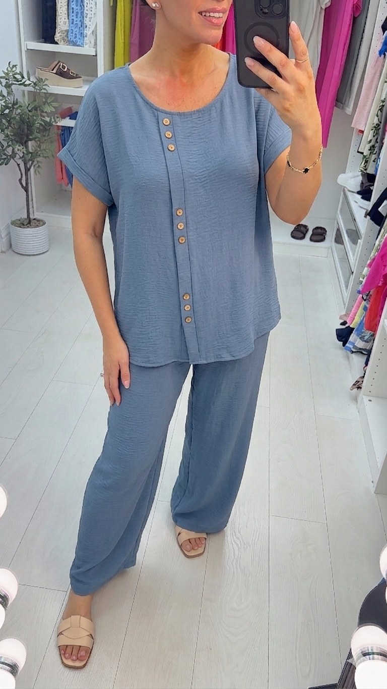 Lumina Button Detail Co-ord Set