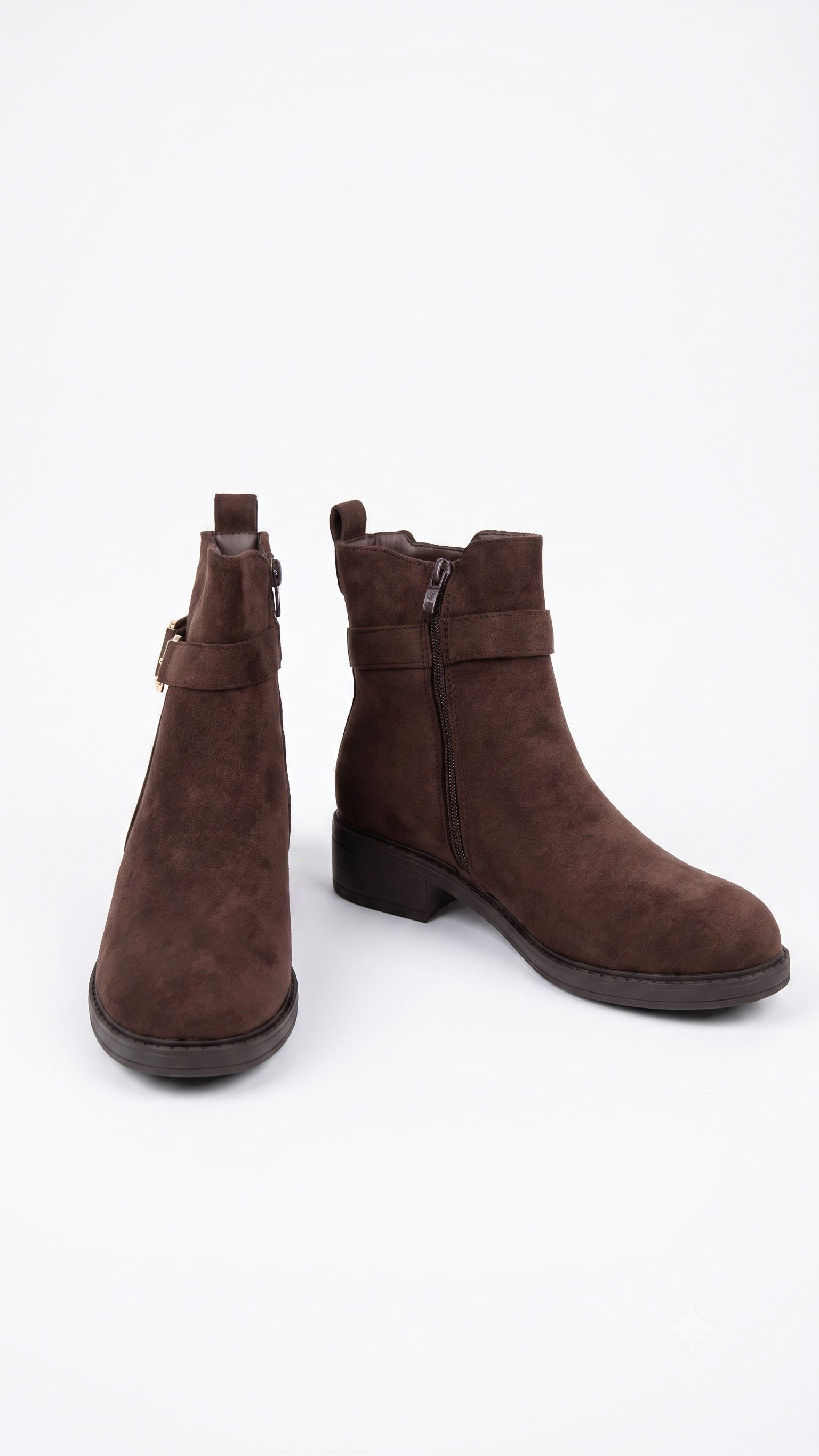 Elin Faux Suede Ankle Boots