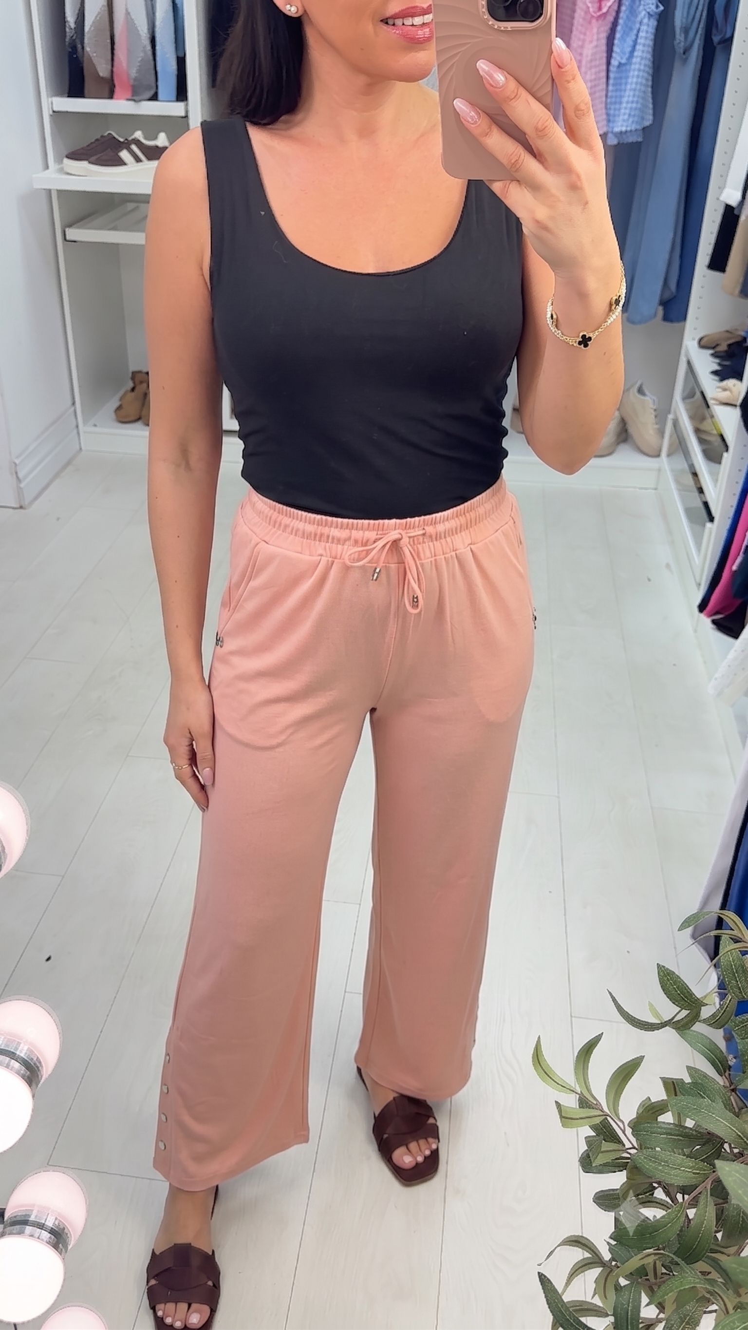 Kayyno Slinky Ribbed Loose Fit Trouser