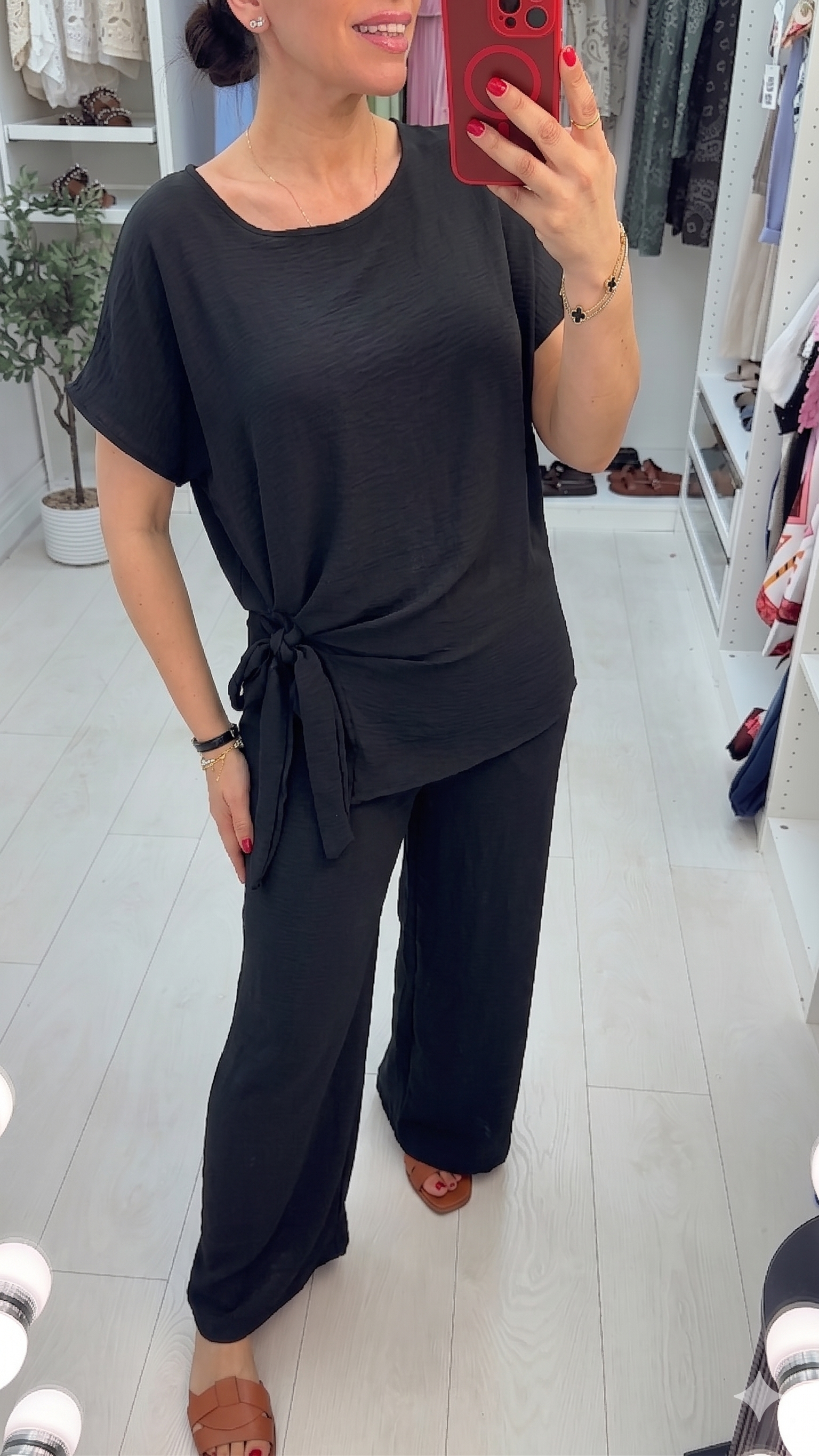 Sandylee Tie Side Co-ord Set