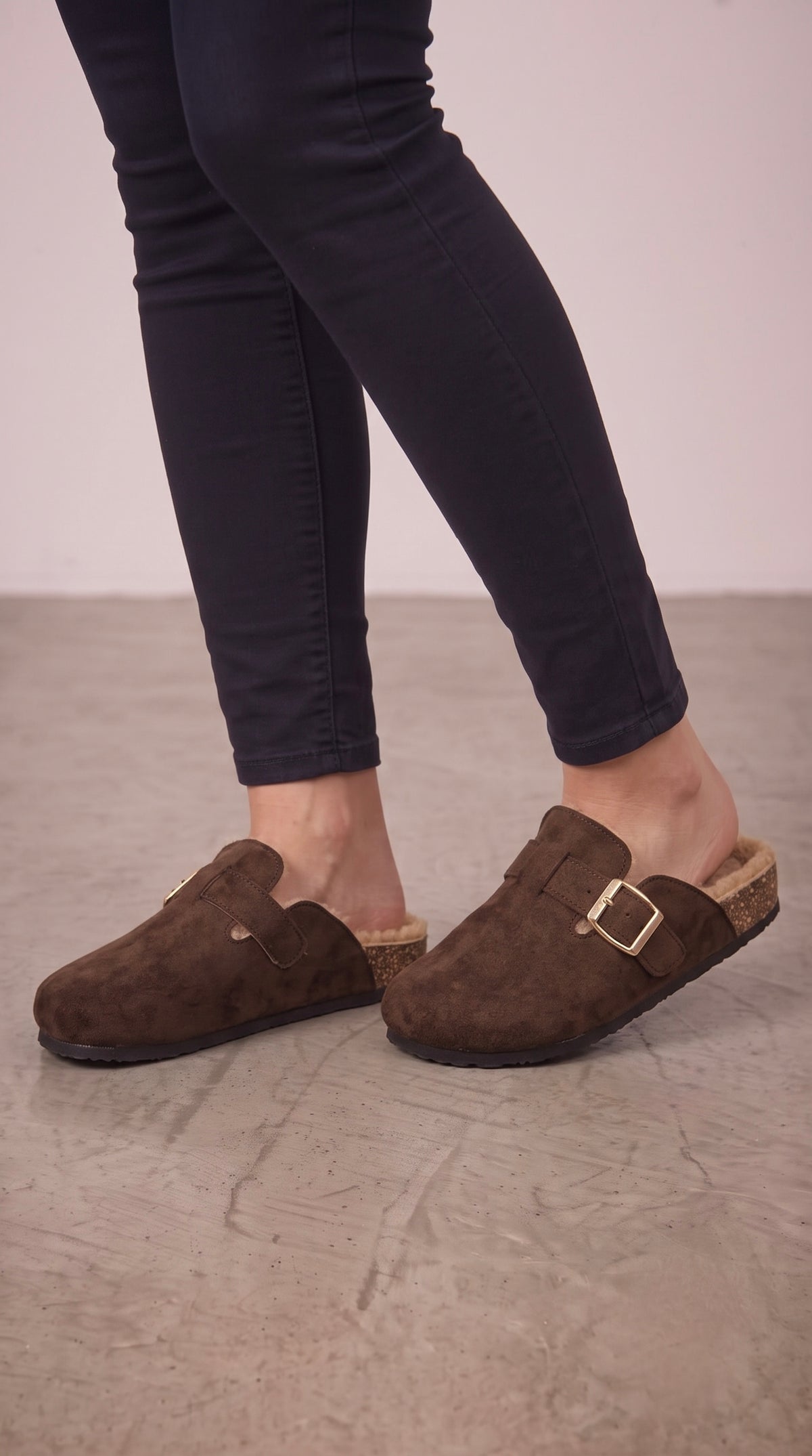 Jamilla Faux Fur Lined Clogs