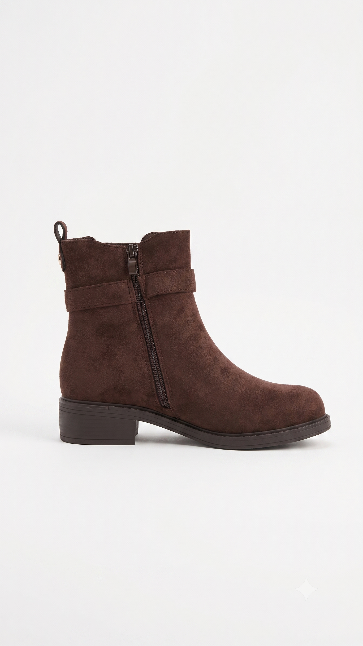 Elin Faux Suede Ankle Boots