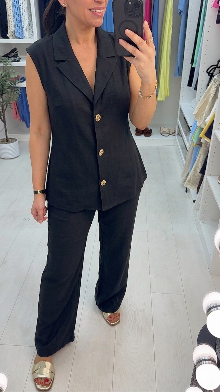 Sadey Button Front Co-ord Set
