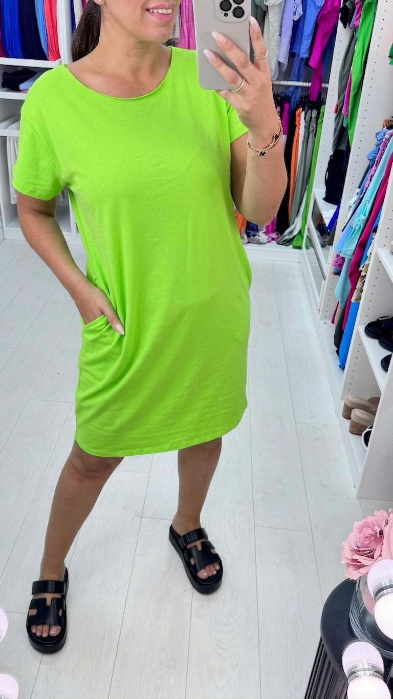 Carmen Plain Loose Fit Pocket Dress