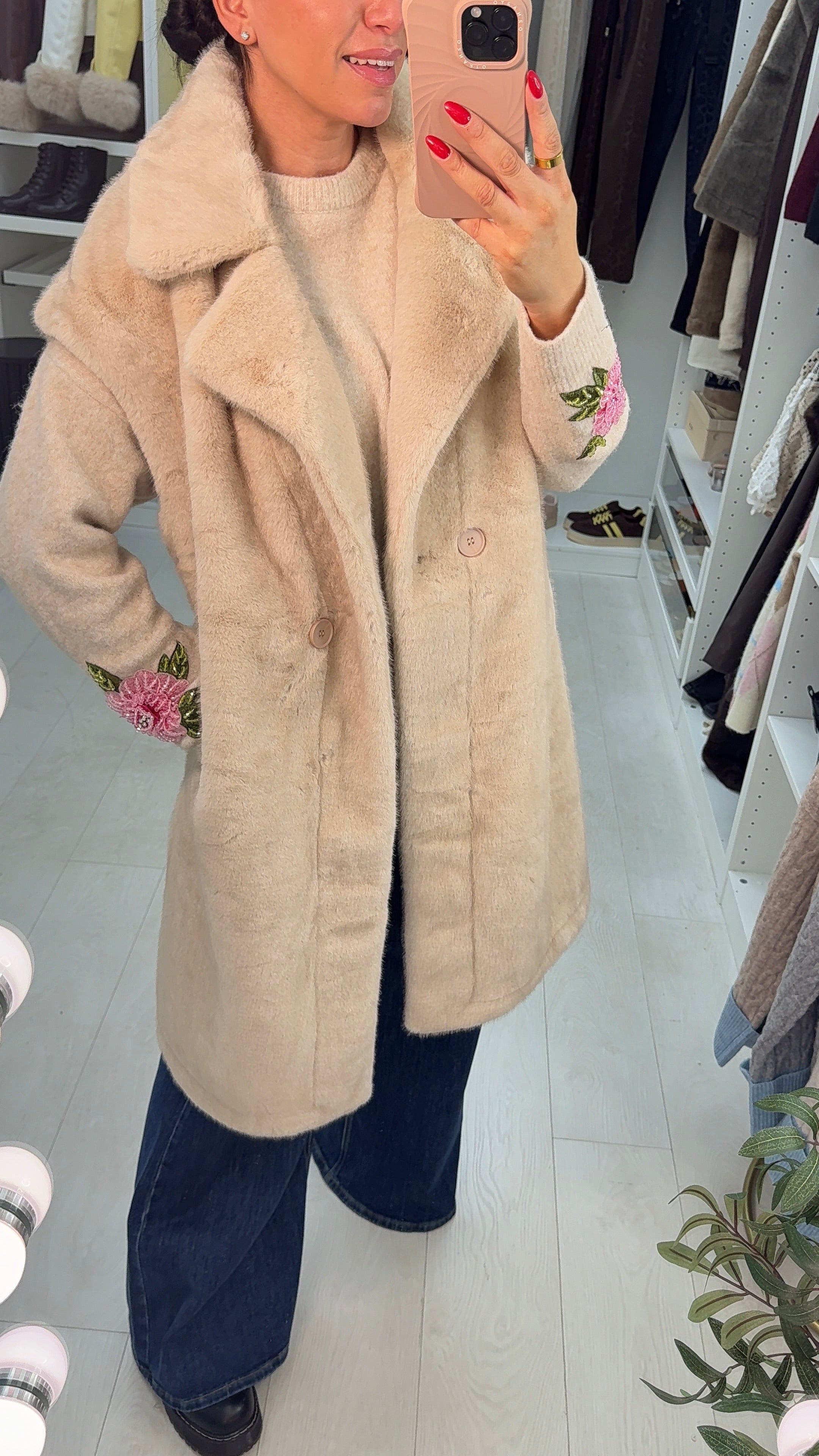 Rosemary Faux Fur Longline Gilet