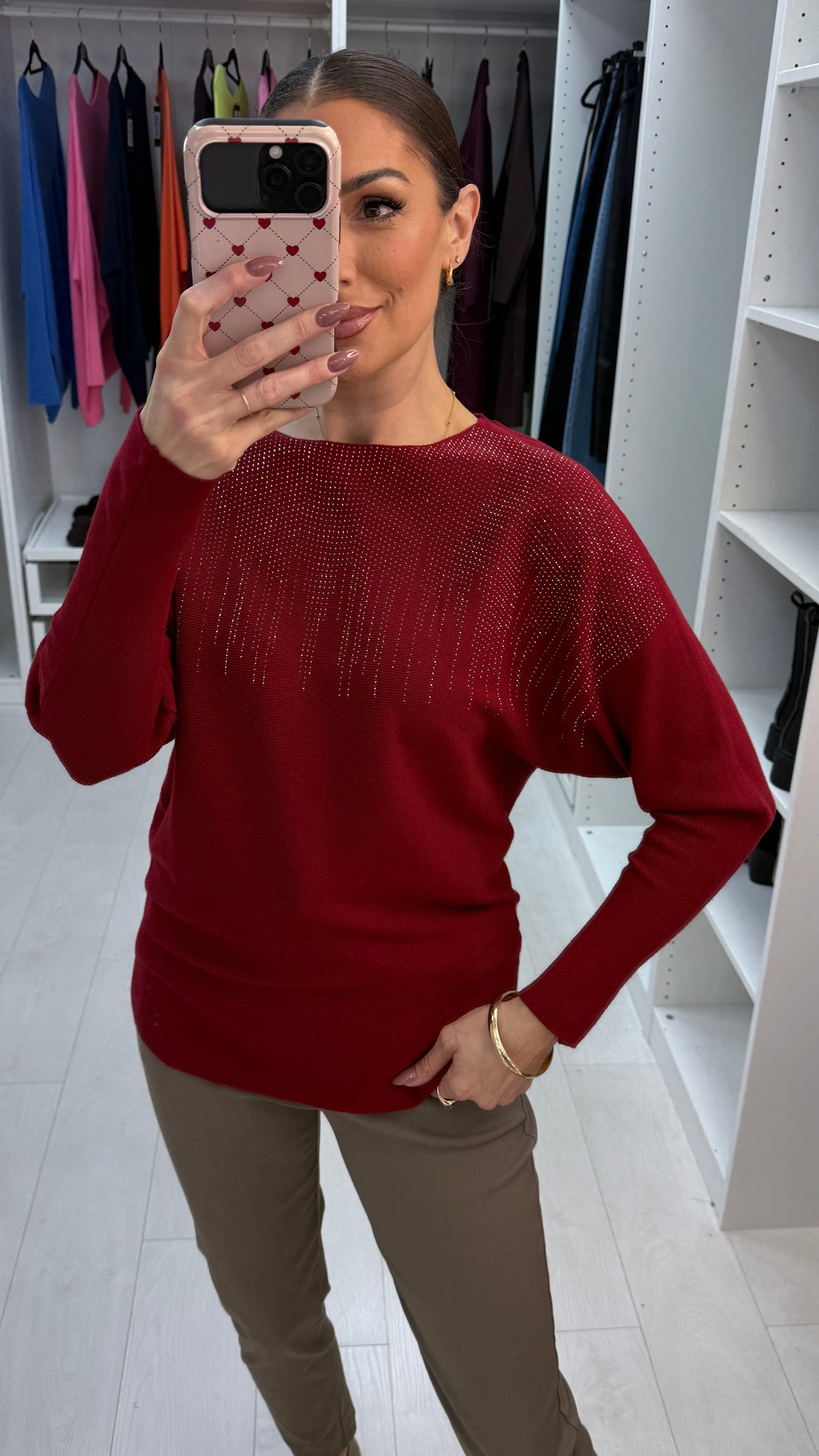 Ffion Embellished Knit Jumper