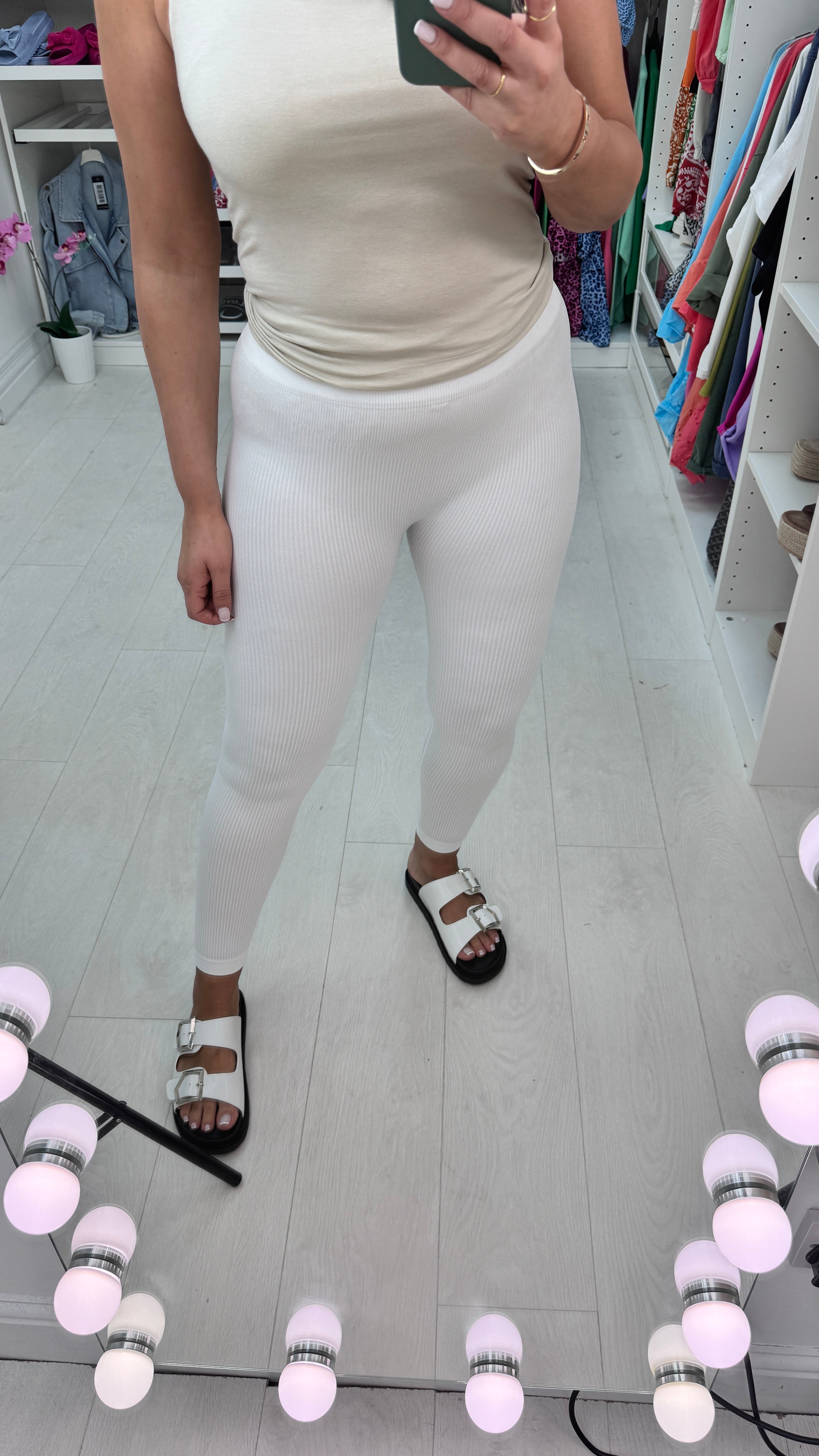 Ella Ribbed High Waist Leggings