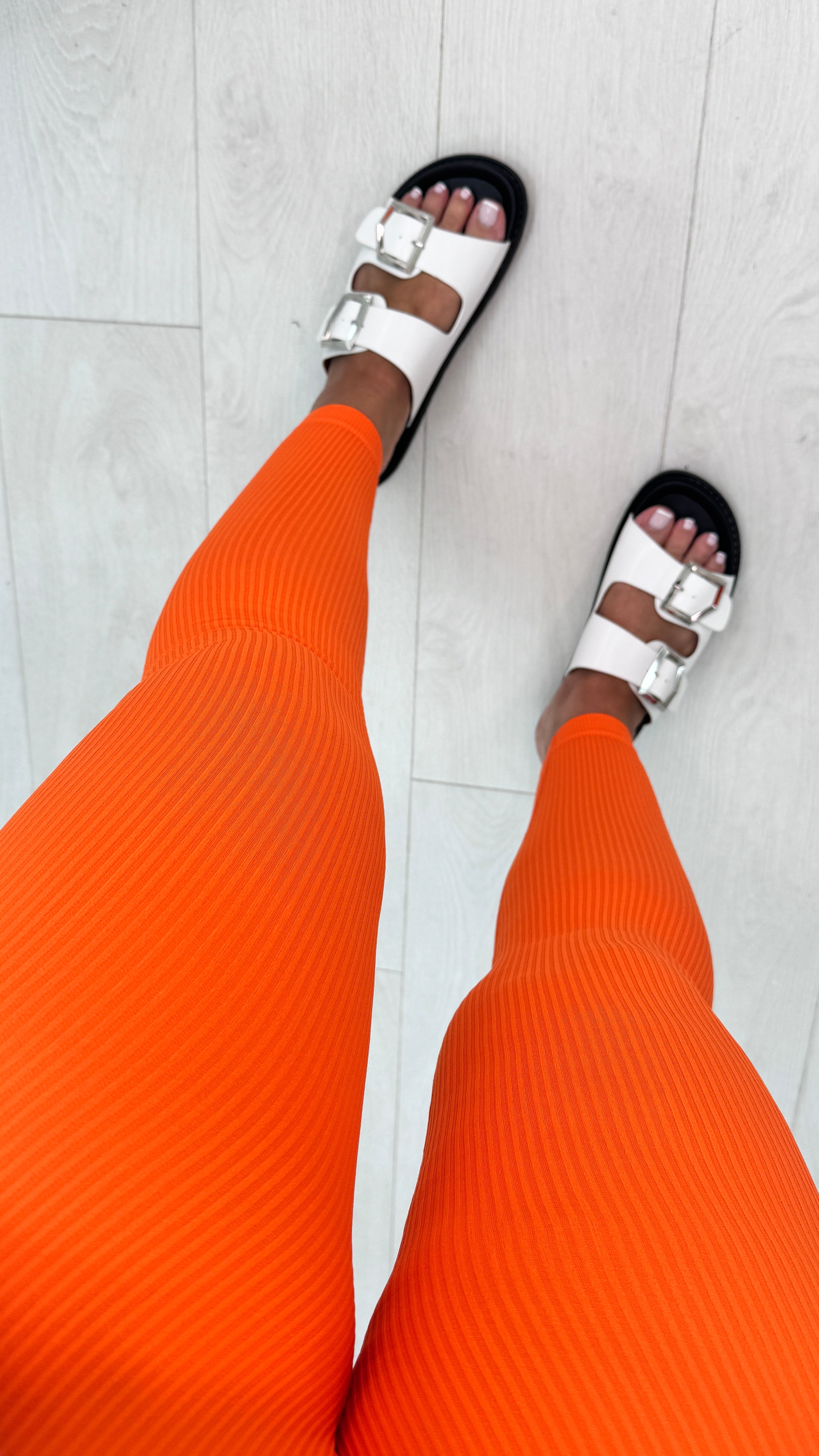 Ella Ribbed High Waist Leggings