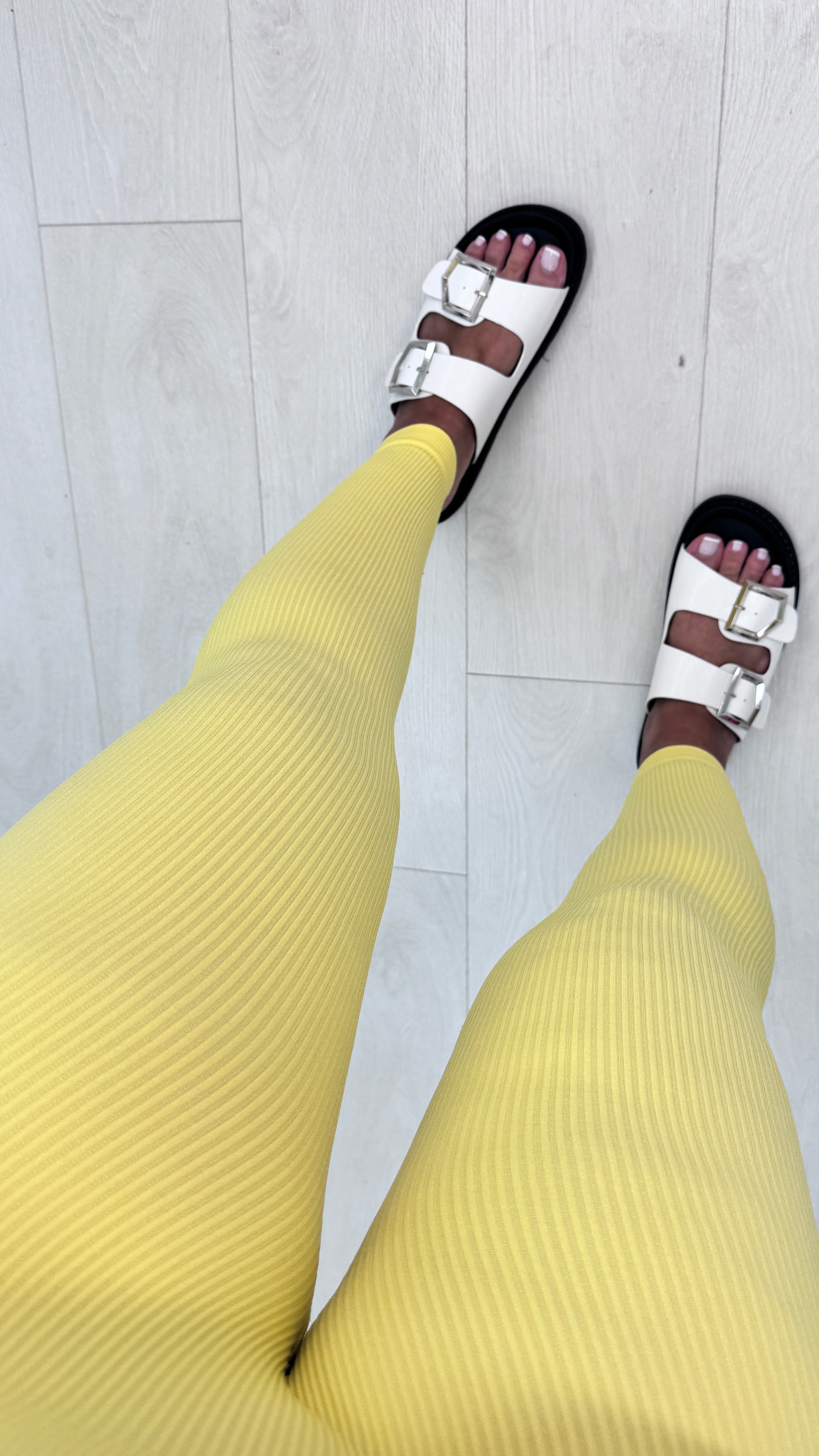 Ella Ribbed High Waist Leggings