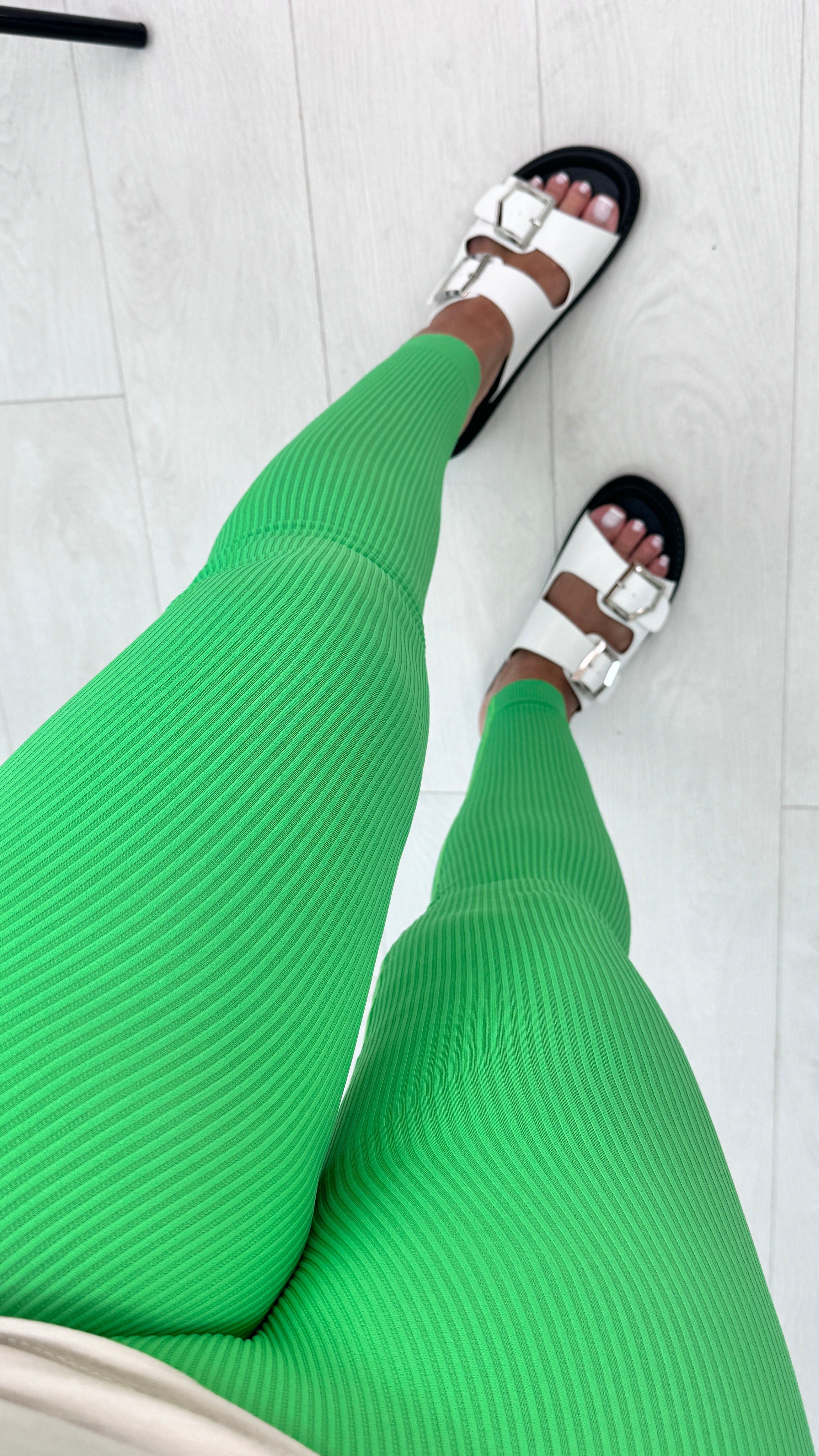 Ella Ribbed High Waist Leggings