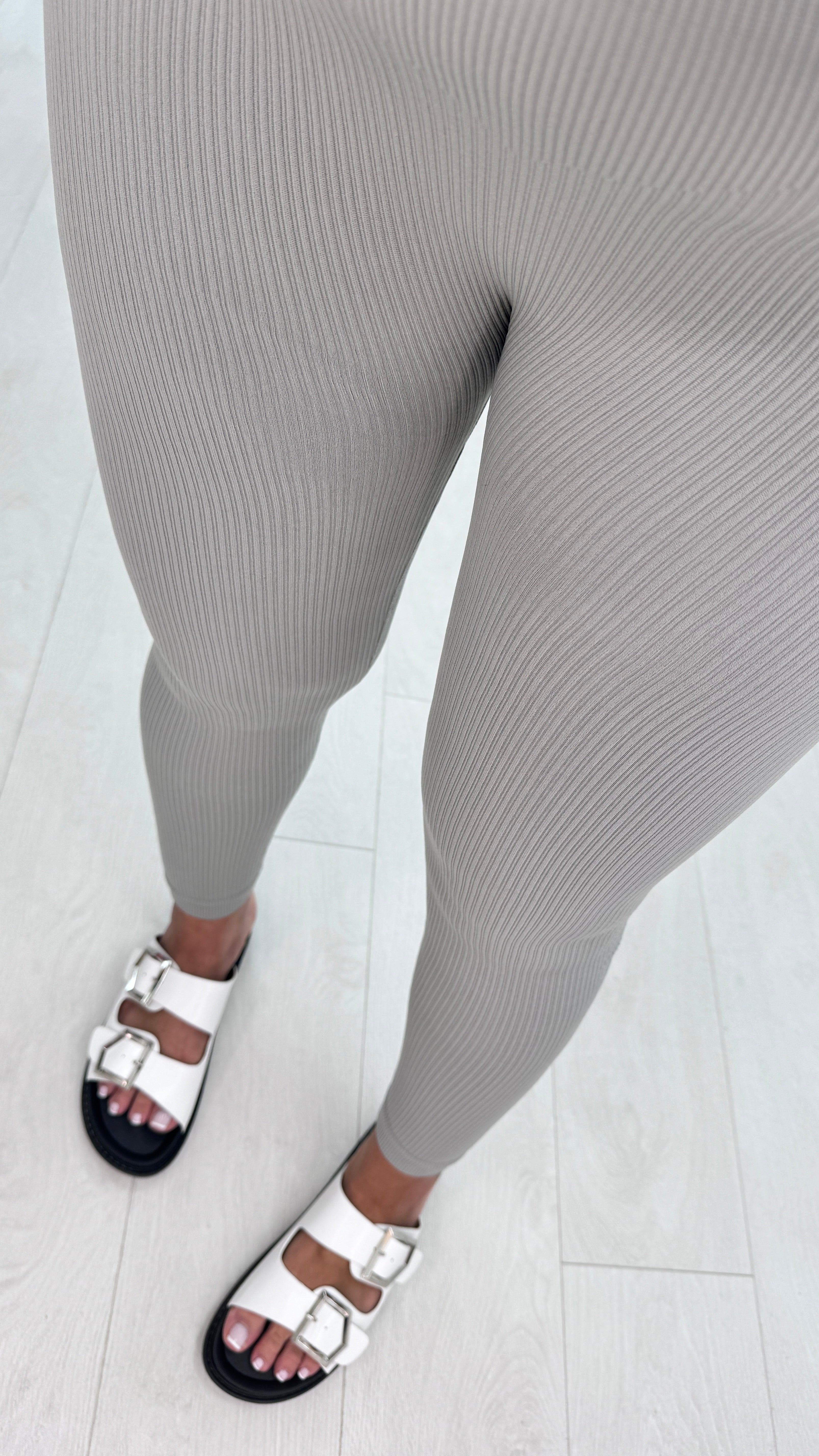 Ella Ribbed High Waist Leggings
