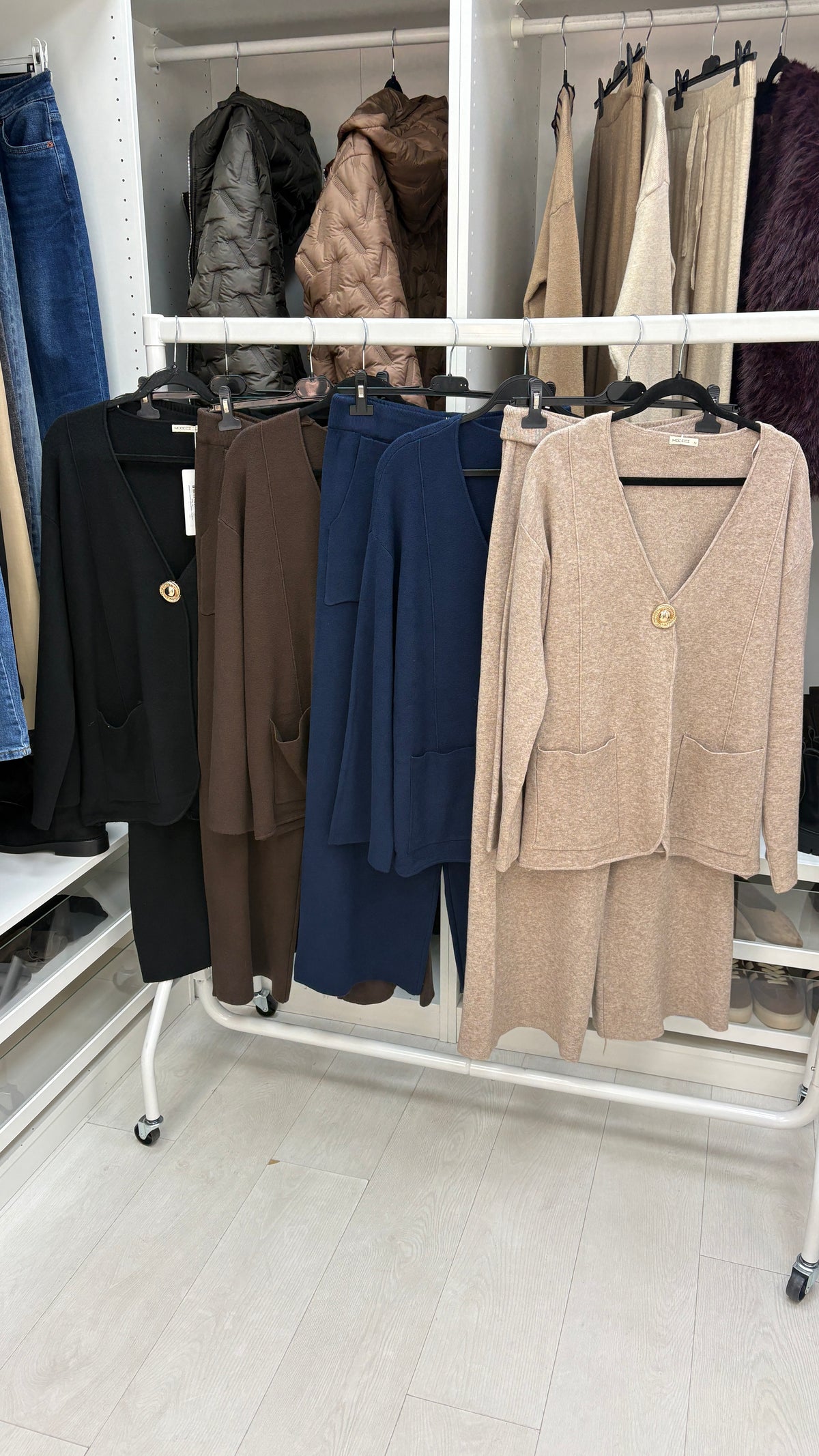 Hariet Plain Exposed Seam Detailed Loungewear Set