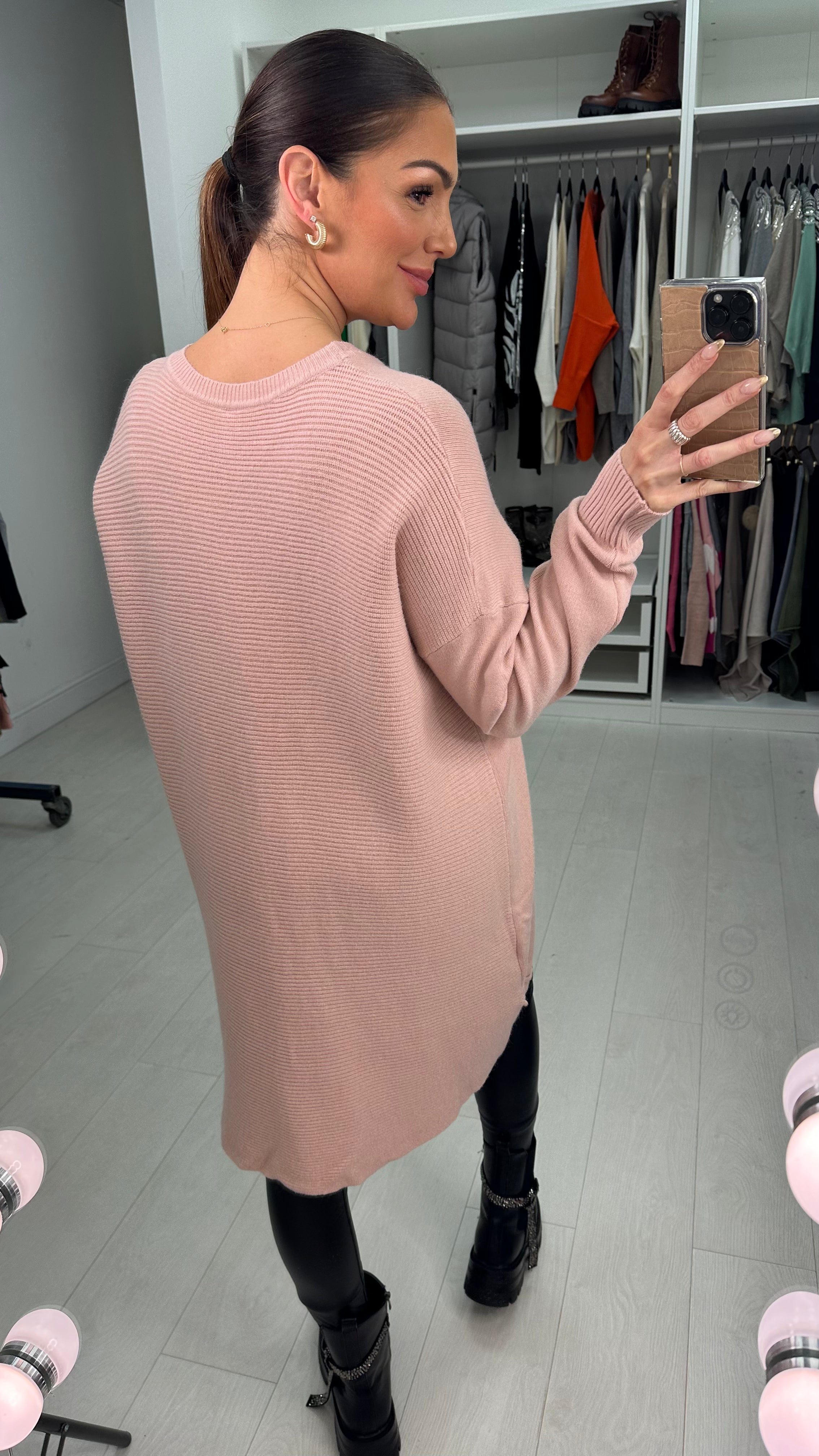 Anise Pocket Front Detailed Jumper Dress