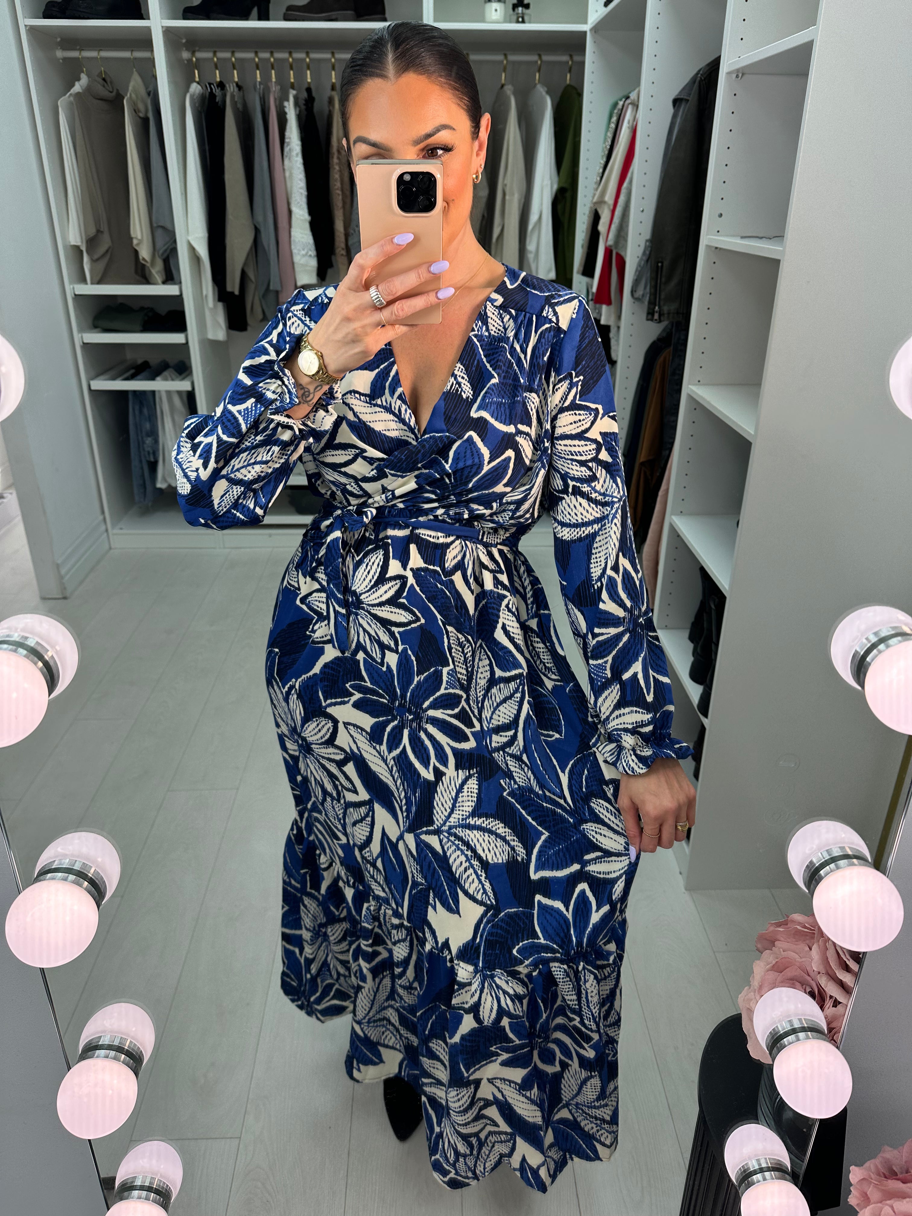 Sirius Bold Floral Print Dress