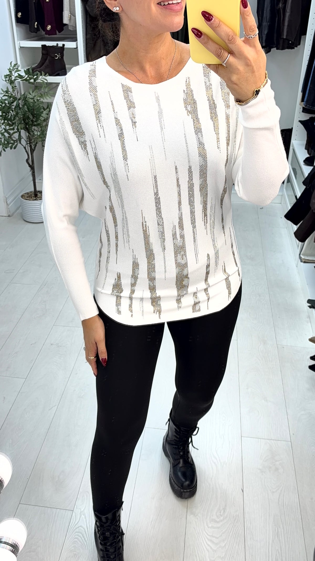 Dune Embellished Loose Fit Jumper