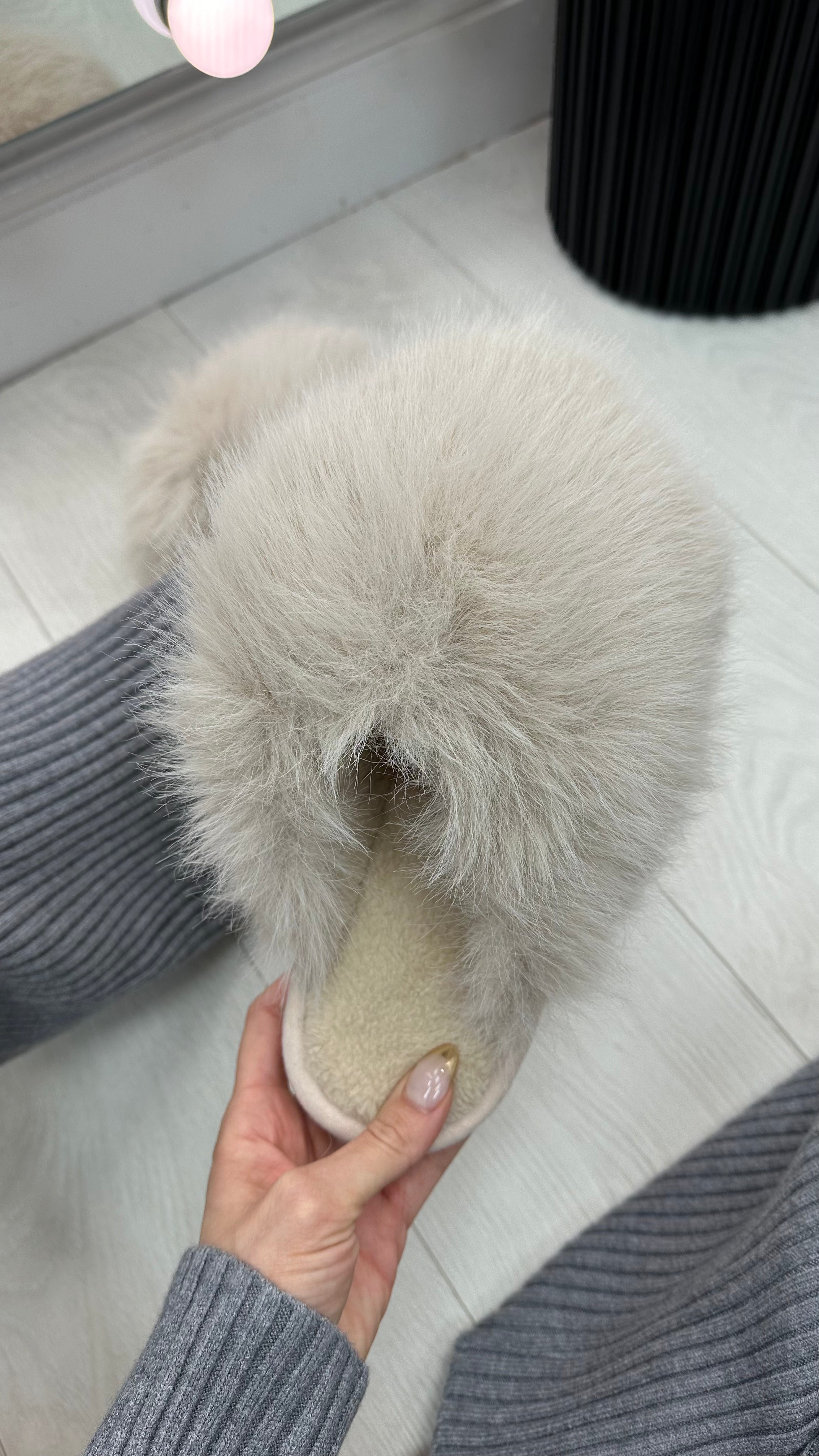Prisha Faux Fur Fluffy Slippers