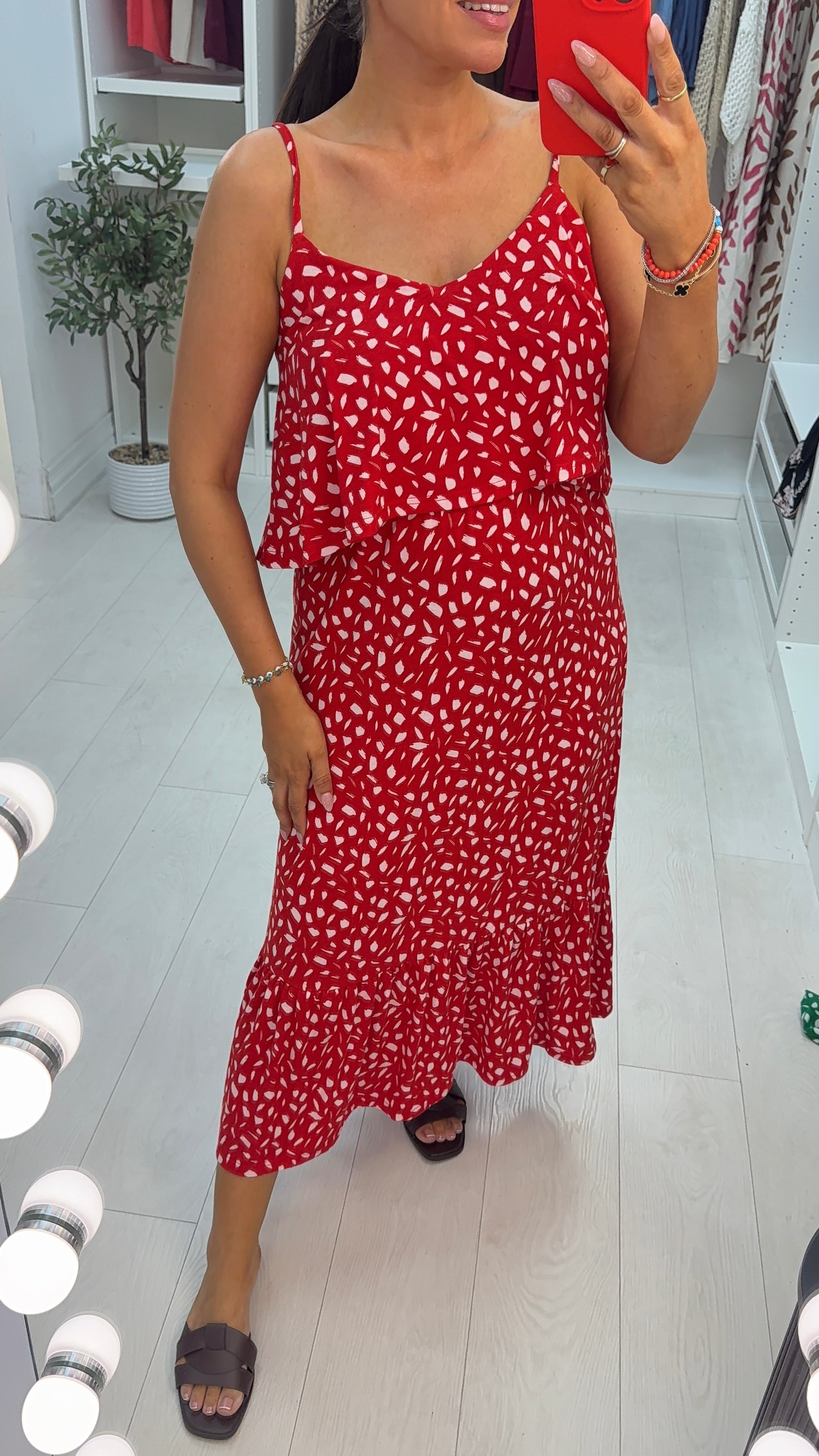 Loulla Strappy Loose Fit Maxi Dress