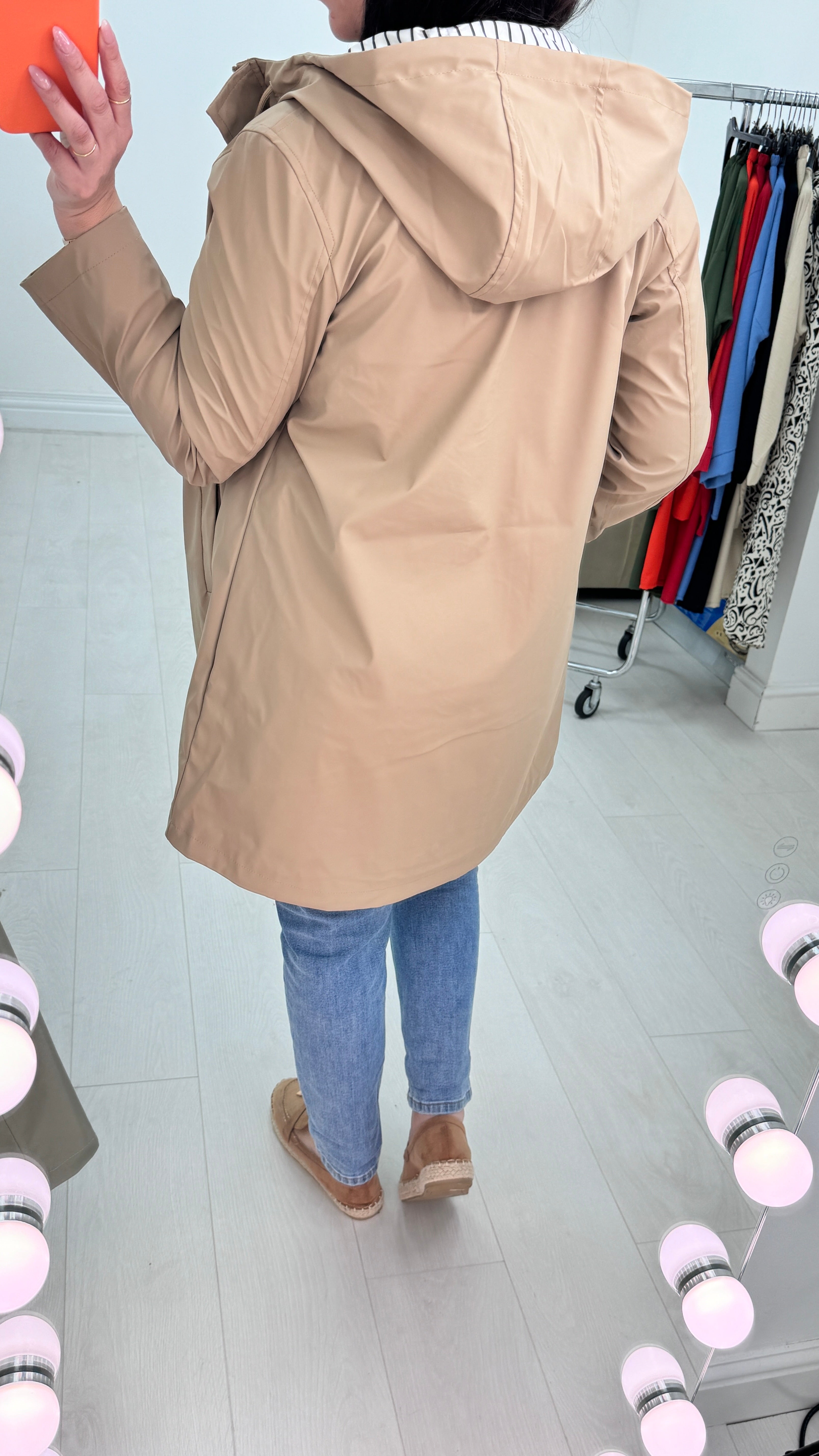 Bettie Hooded Raincoat