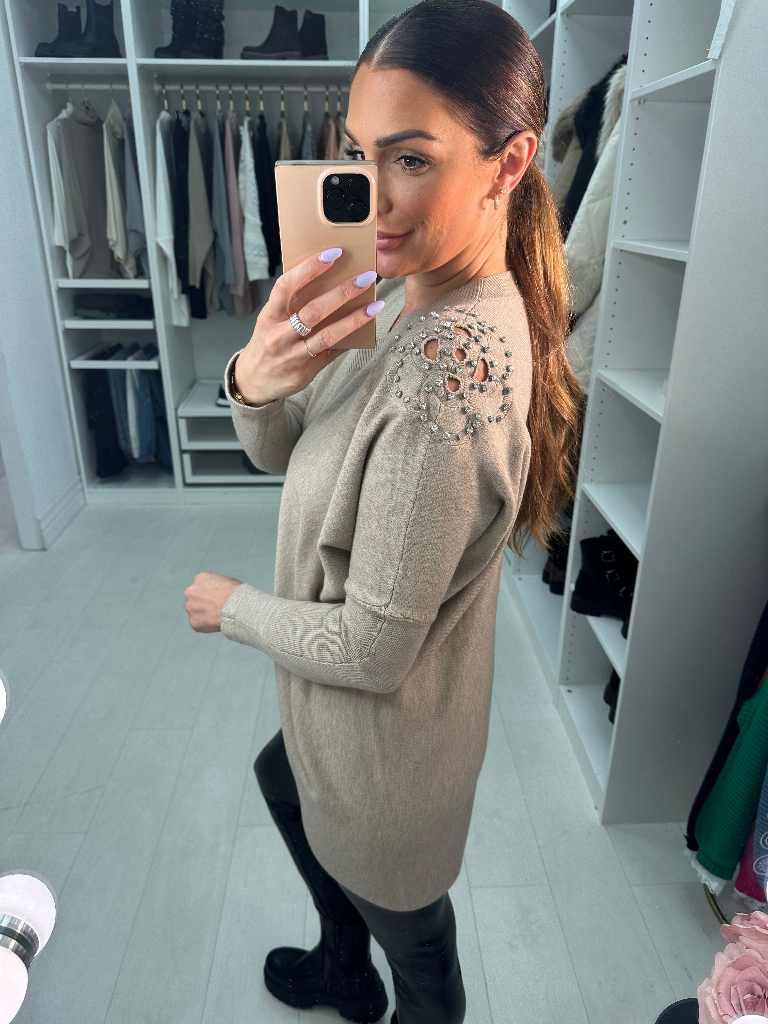 Jess Diamond Flower Jumper