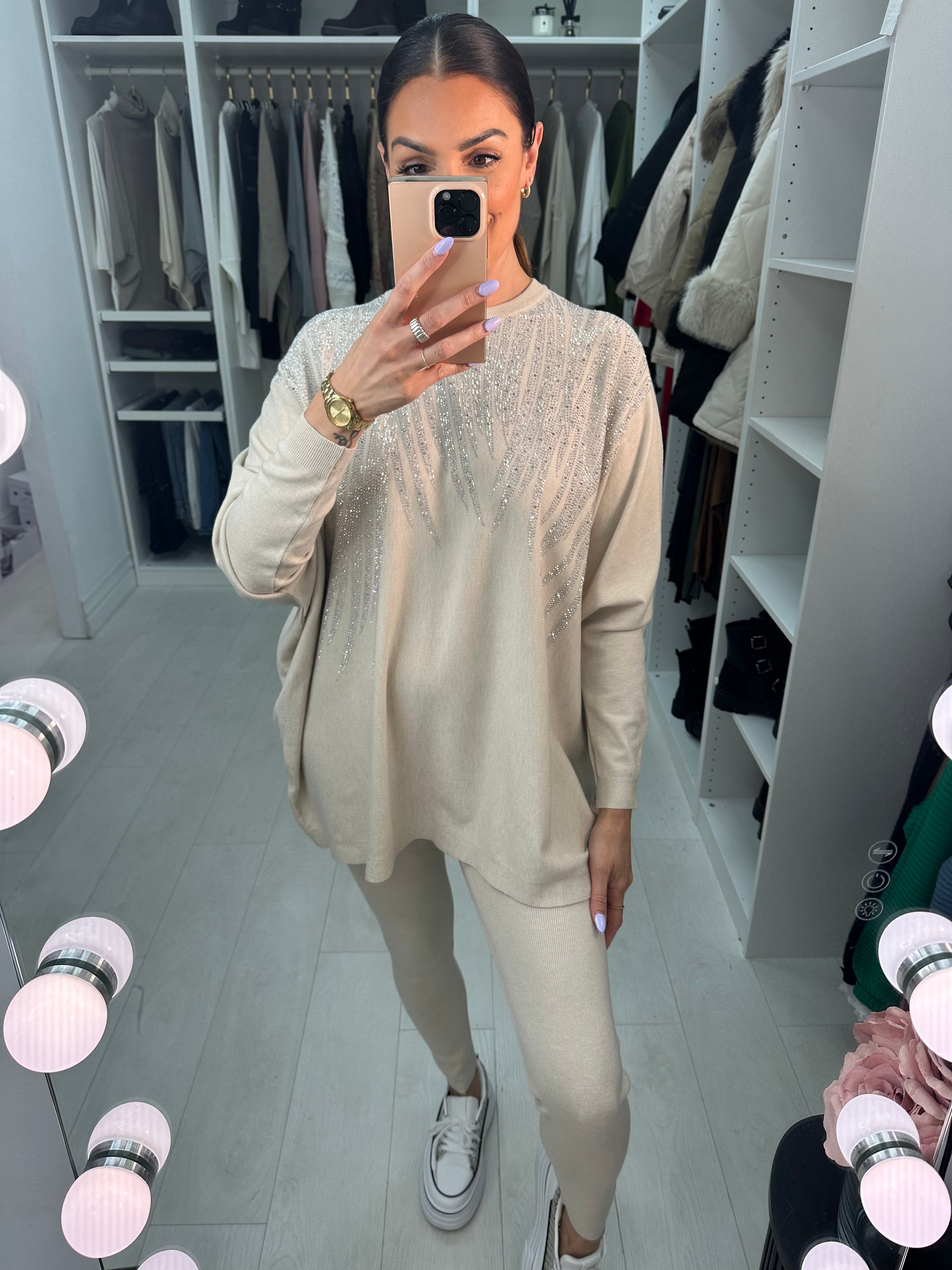 Emilia Diamante Detail Loungeset