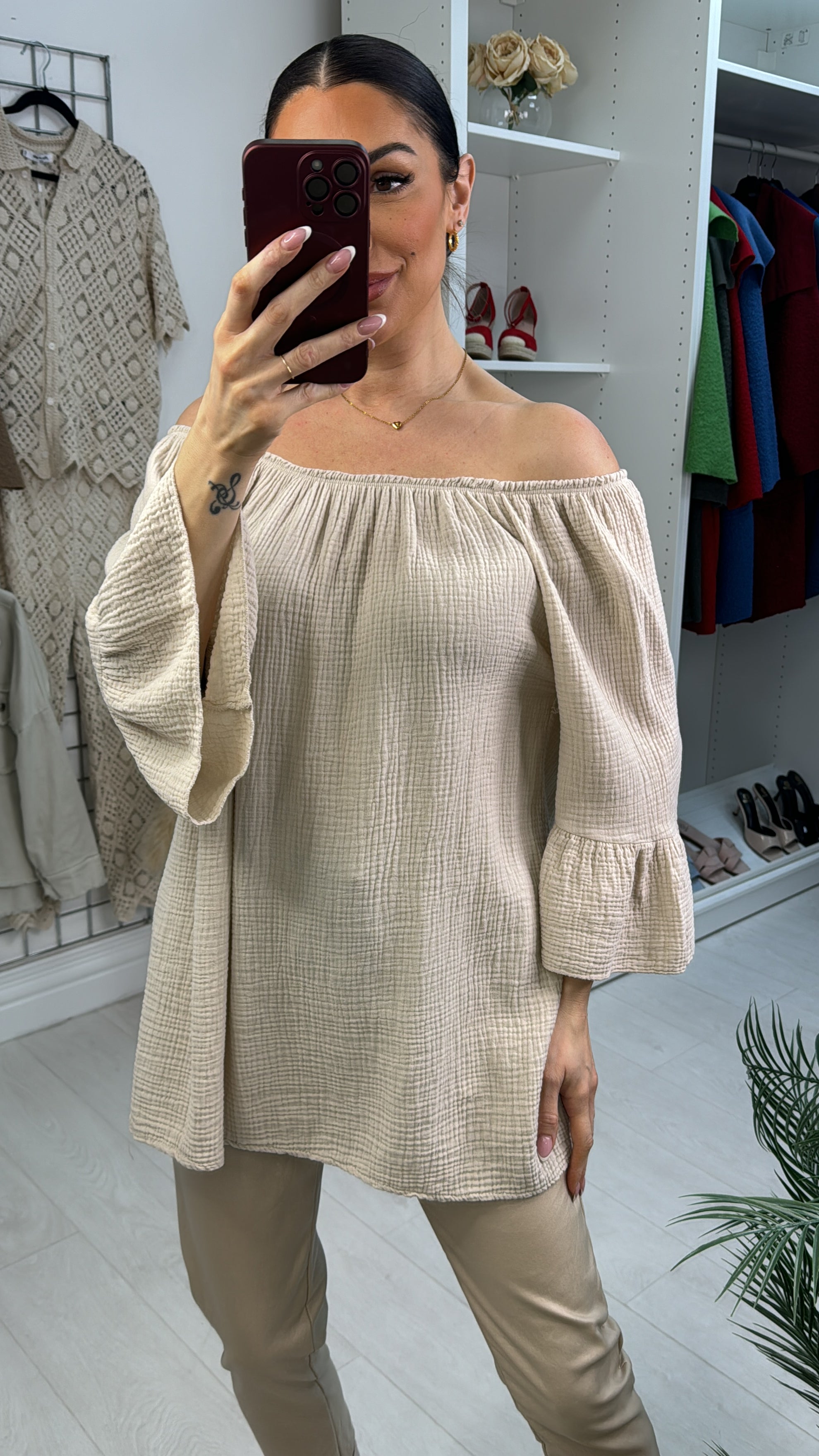 Daytona Cheesecloth Loose Fit Top