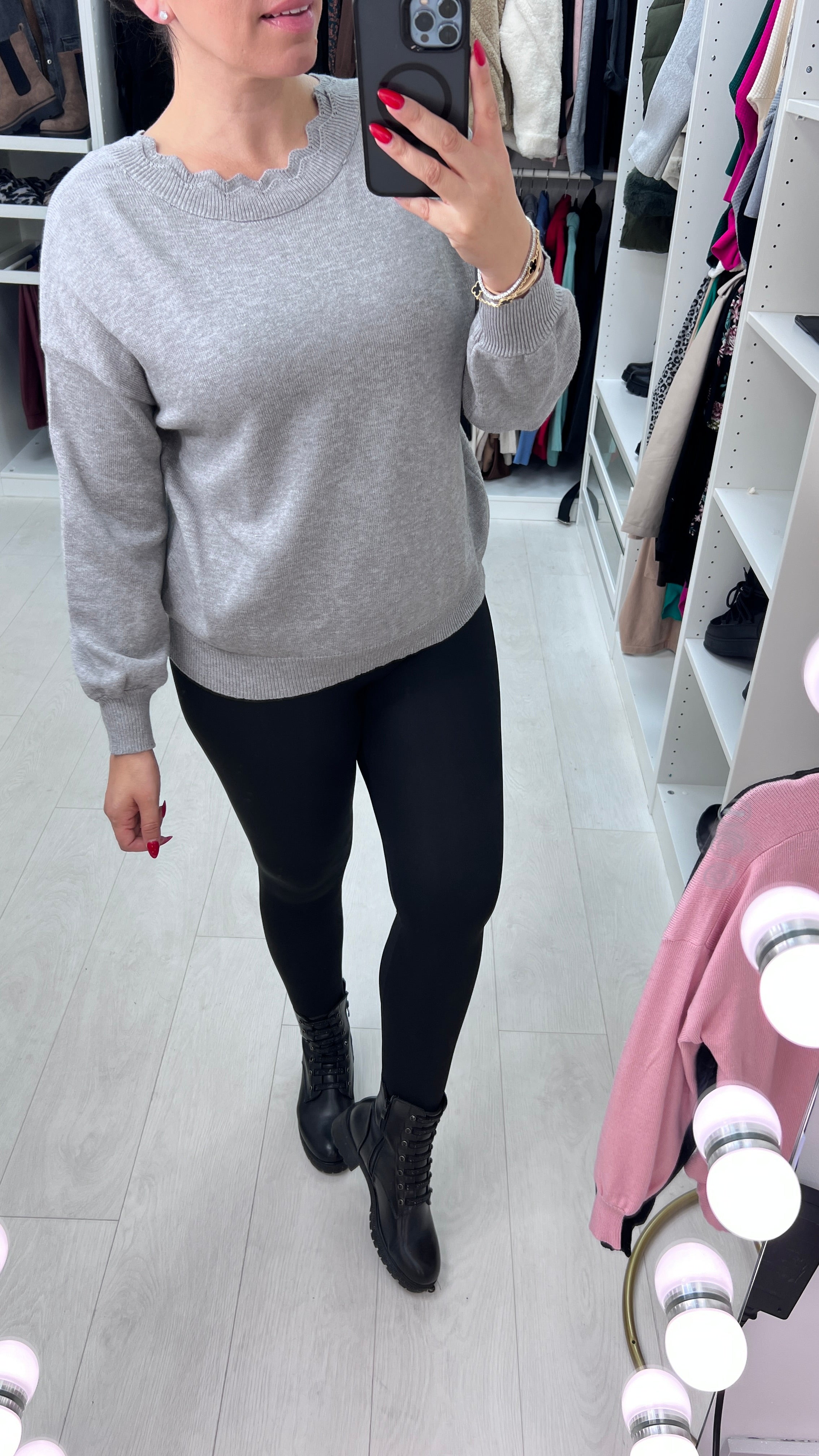 Valoura Bow Tie Knit Jumper