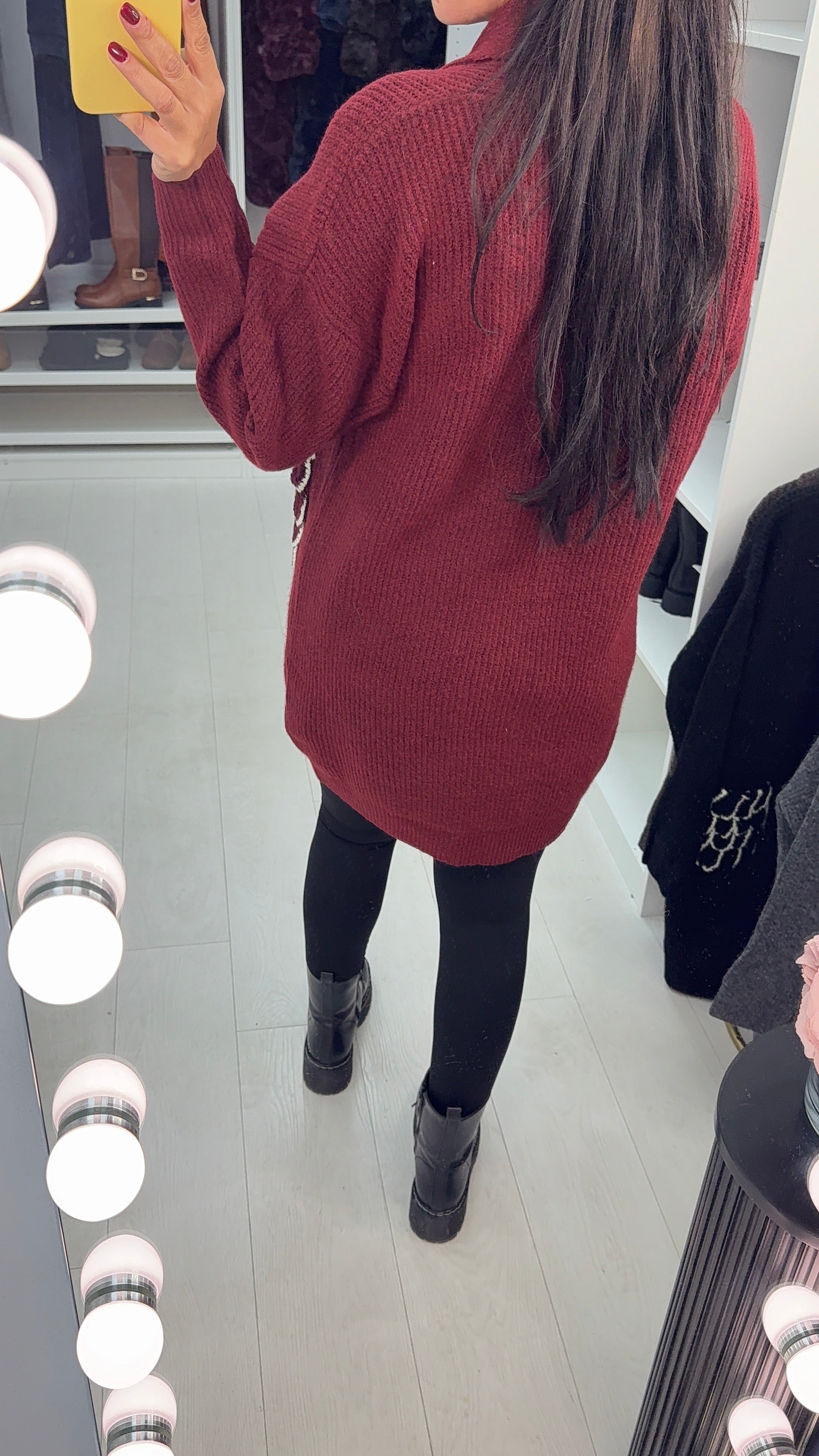 Anne-Marie Textured Pocket Open Front Cardigan