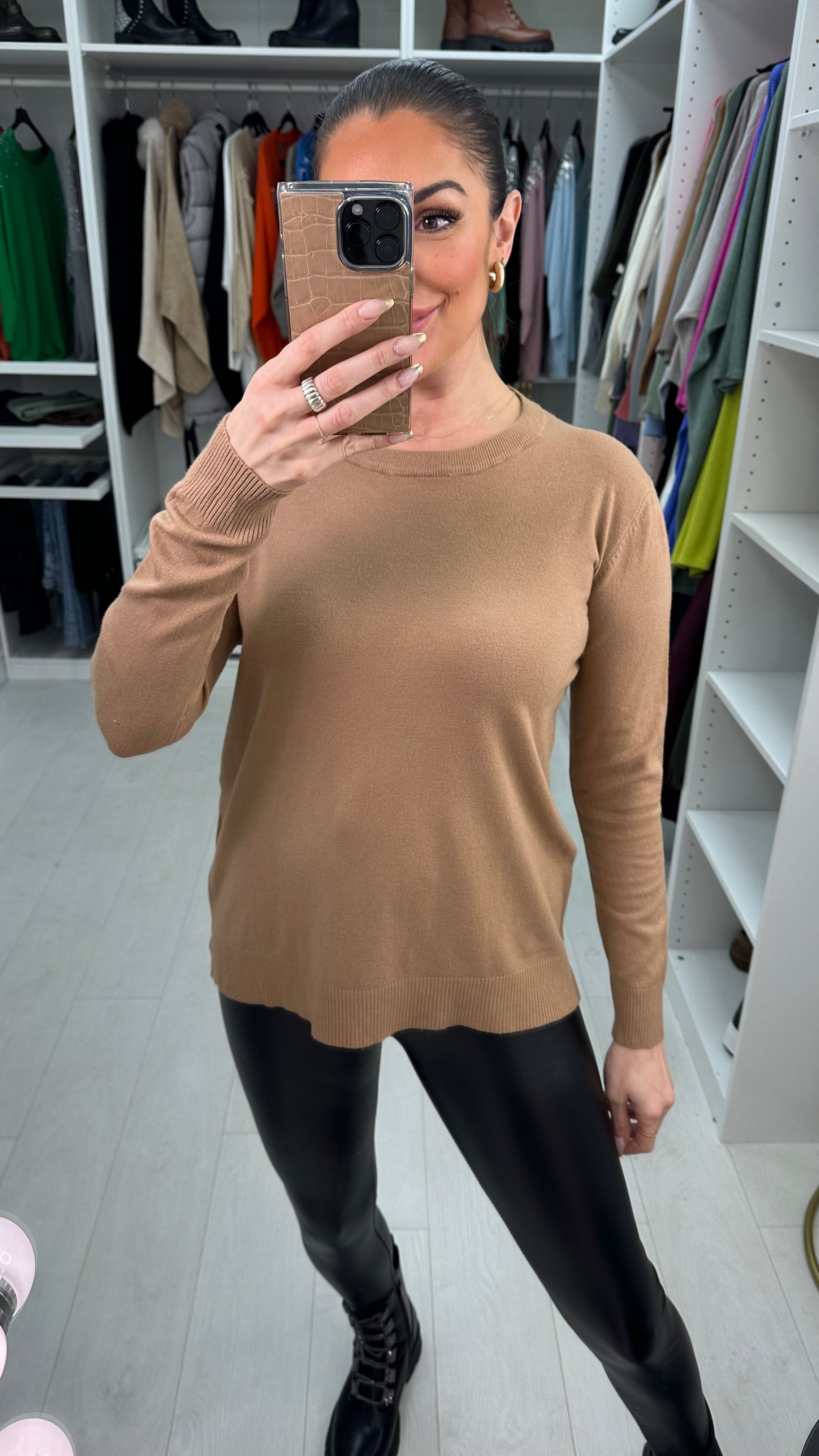 Hepburn Bow Back Cut Out Jumper