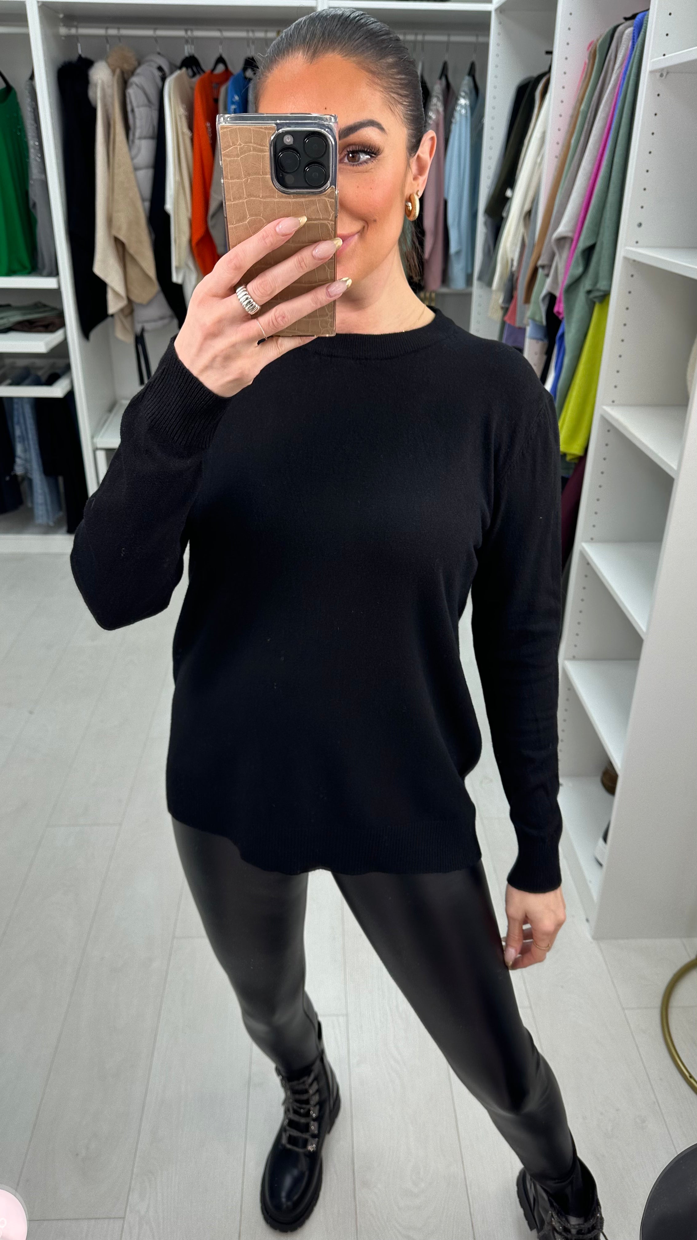 Hepburn Bow Back Cut Out Jumper