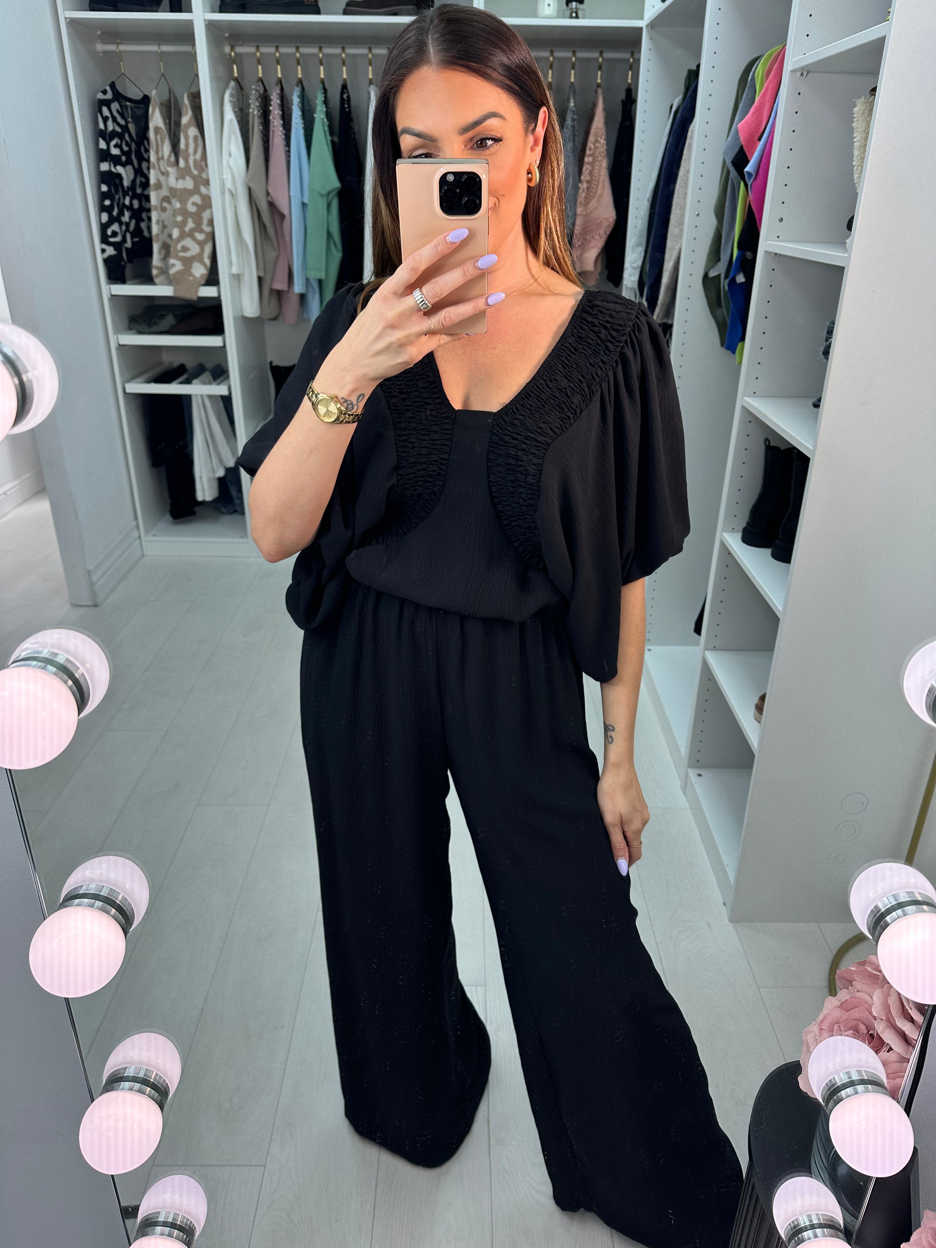 Mohini Plain Balloon Sleeve Co-Ord Set