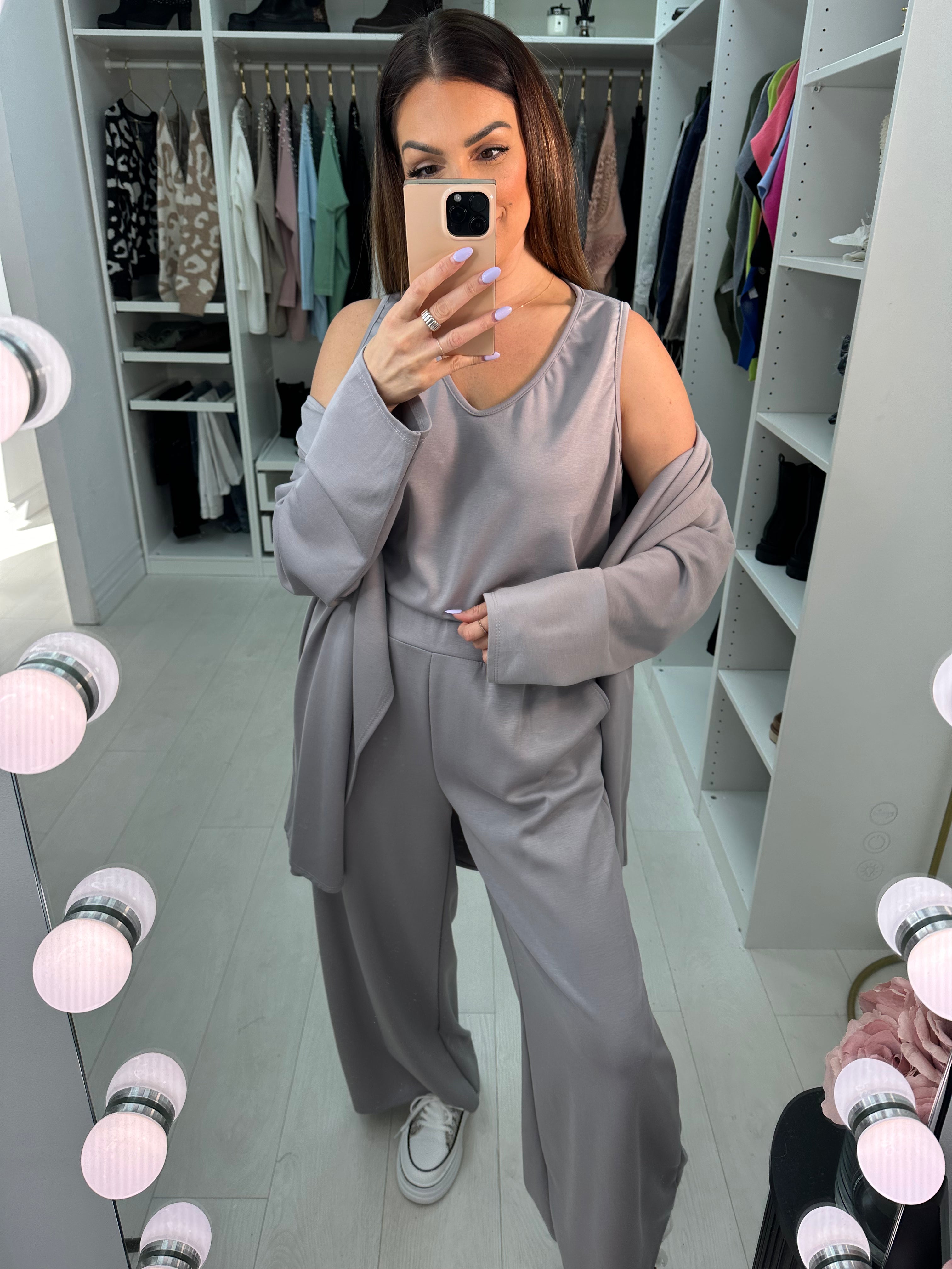 Frannie Plain Soft 3 Piece Co-Ord Set