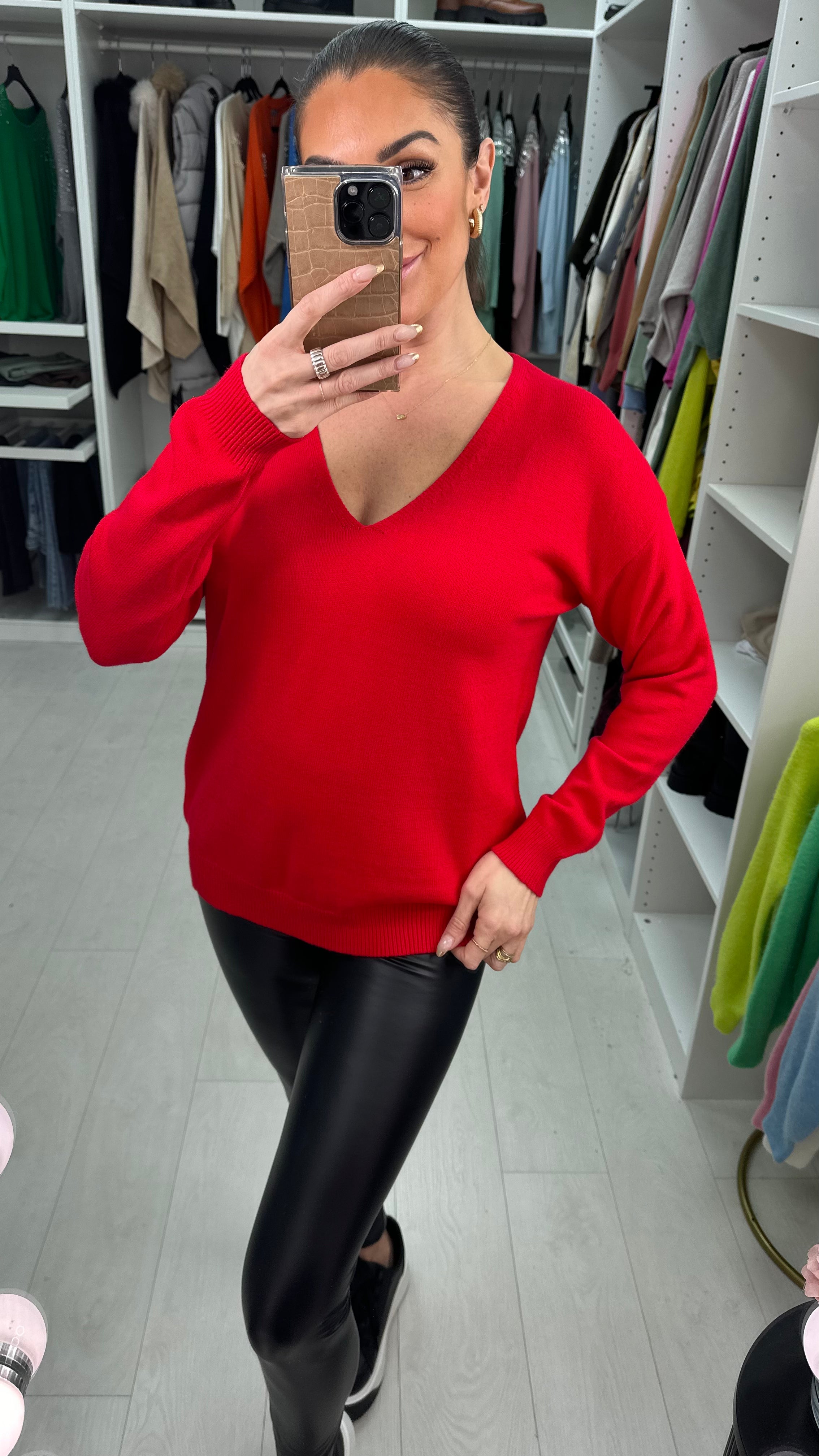 Theydon Crochet Bow Back Jumper